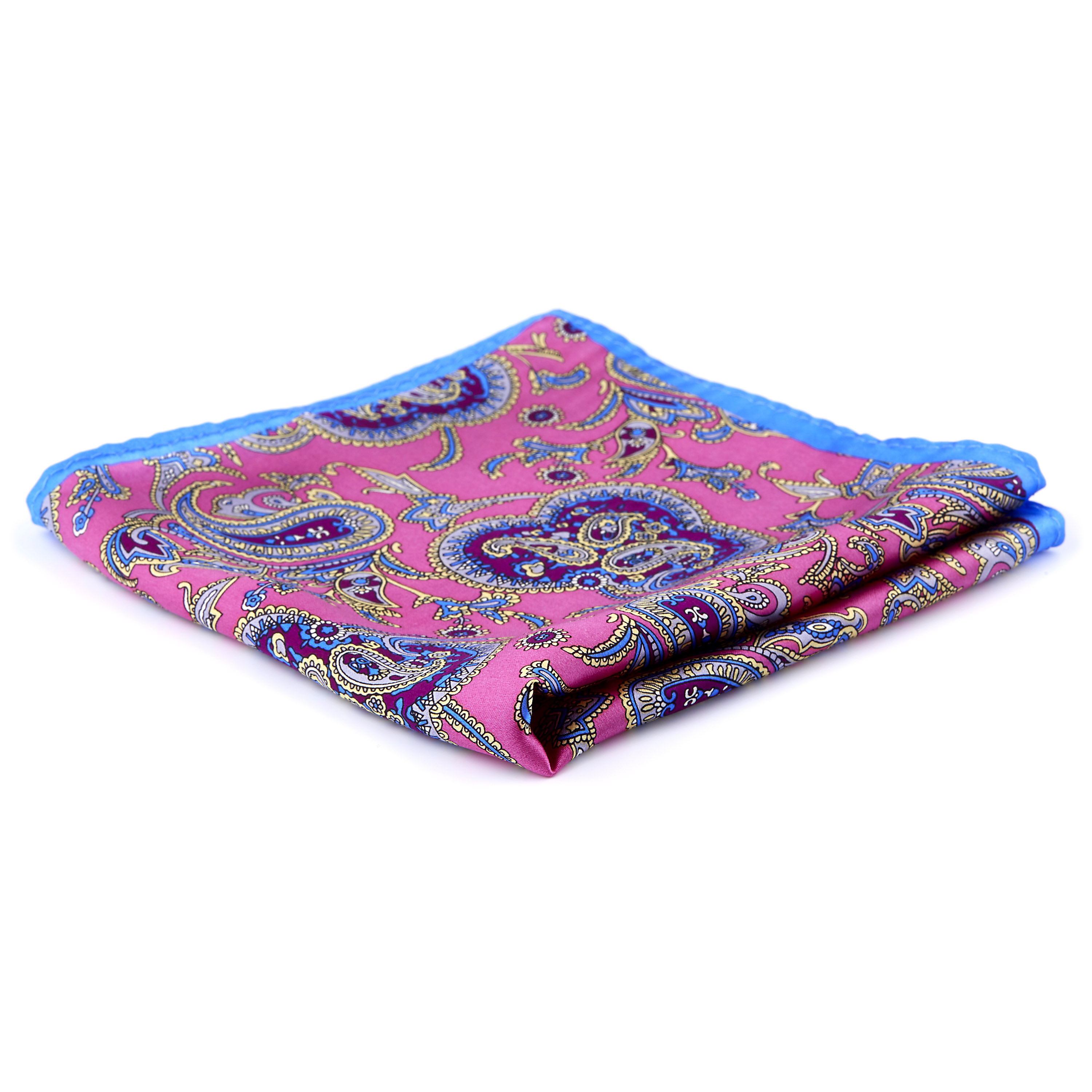 Roze Fantasy Zijden Pochet - 1