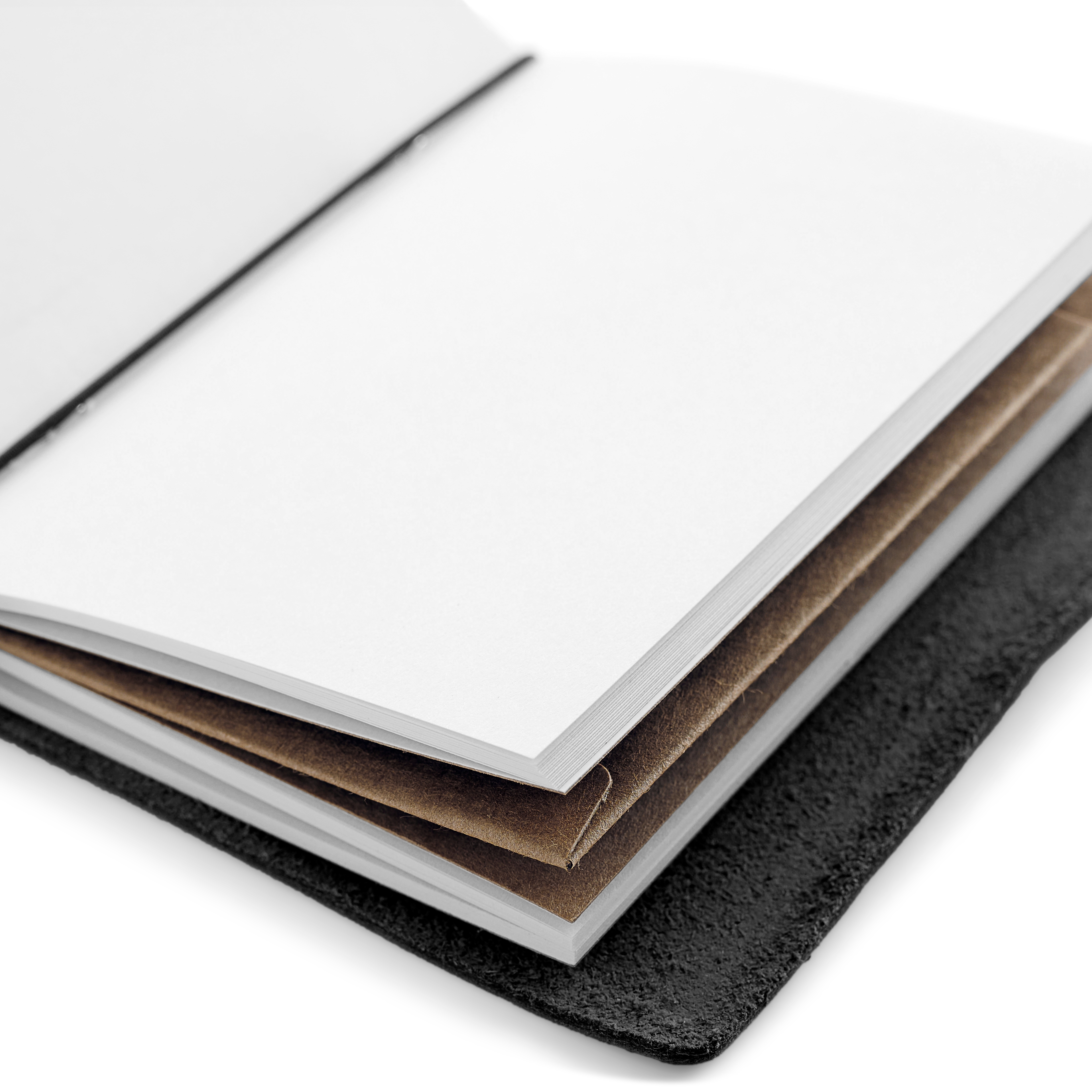 Notitieboek | Zwart Leer | Vliegtuigsluiting - 6