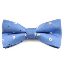Blue pre tied bow ties