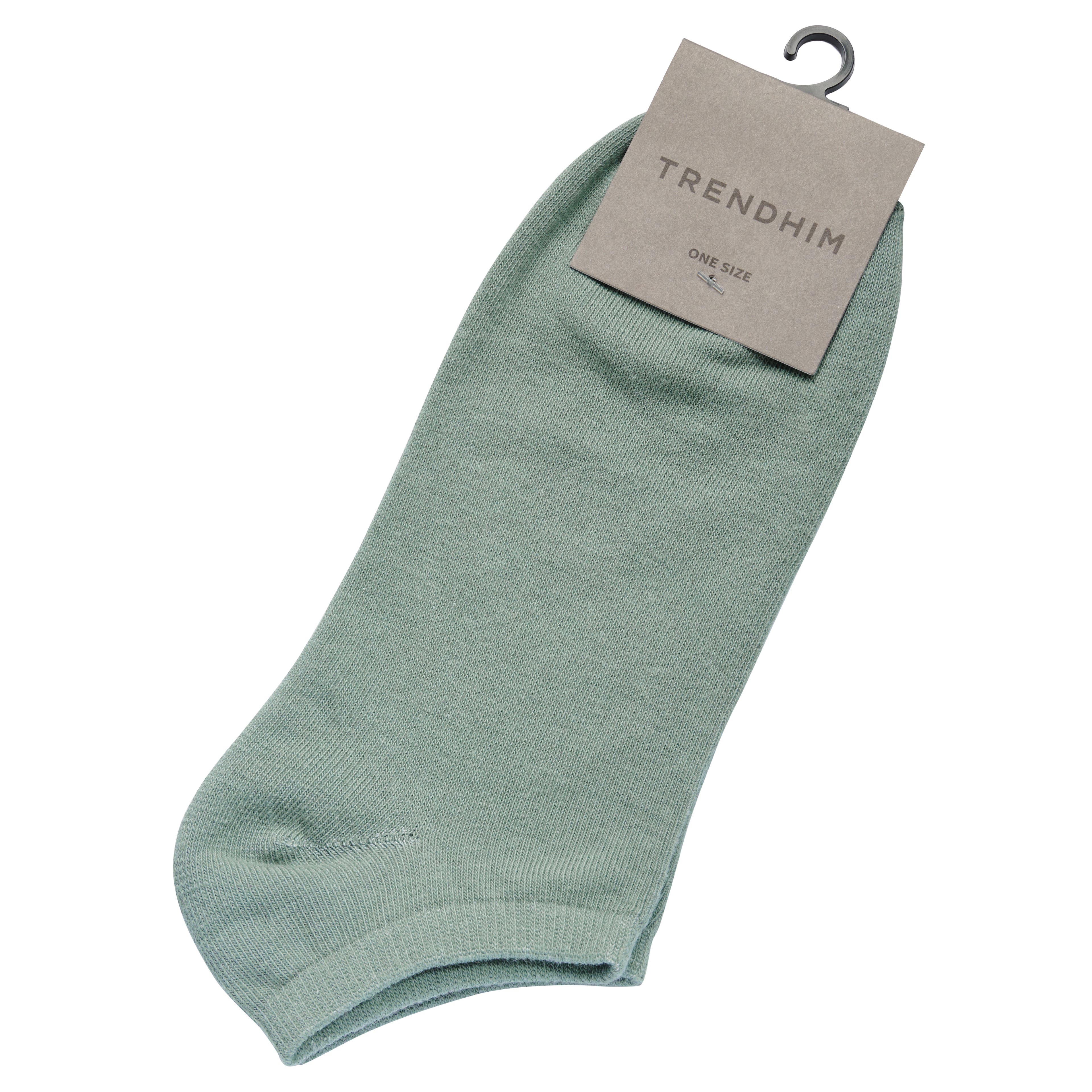 Magnus | Světle zelené kotníkové ponožky