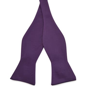 Dark Purple Basic Self-Tie Bow Tie