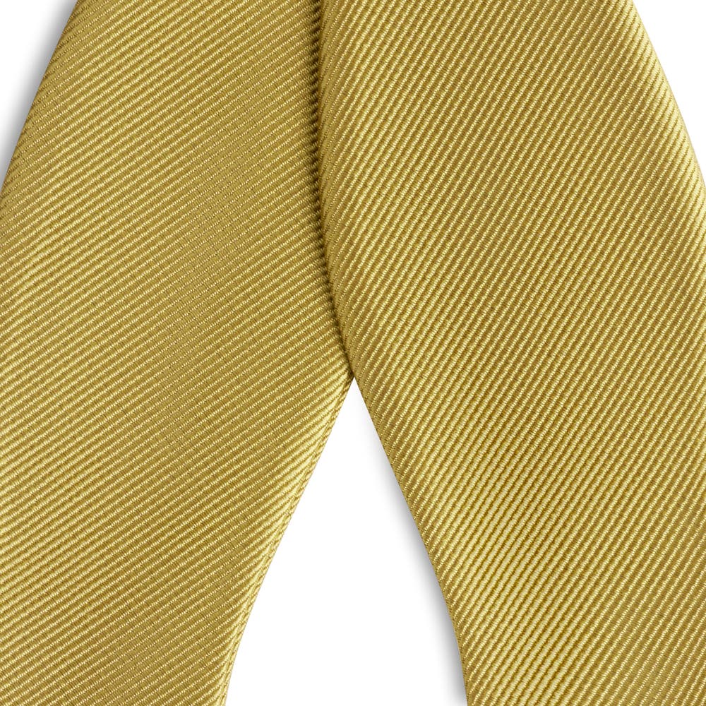hover: Nœud papillon à nouer jaune moutarde à pointe diamant en gros-grain hover: Nœud papillon à nouer jaune moutarde à pointe diamant en gros-grain