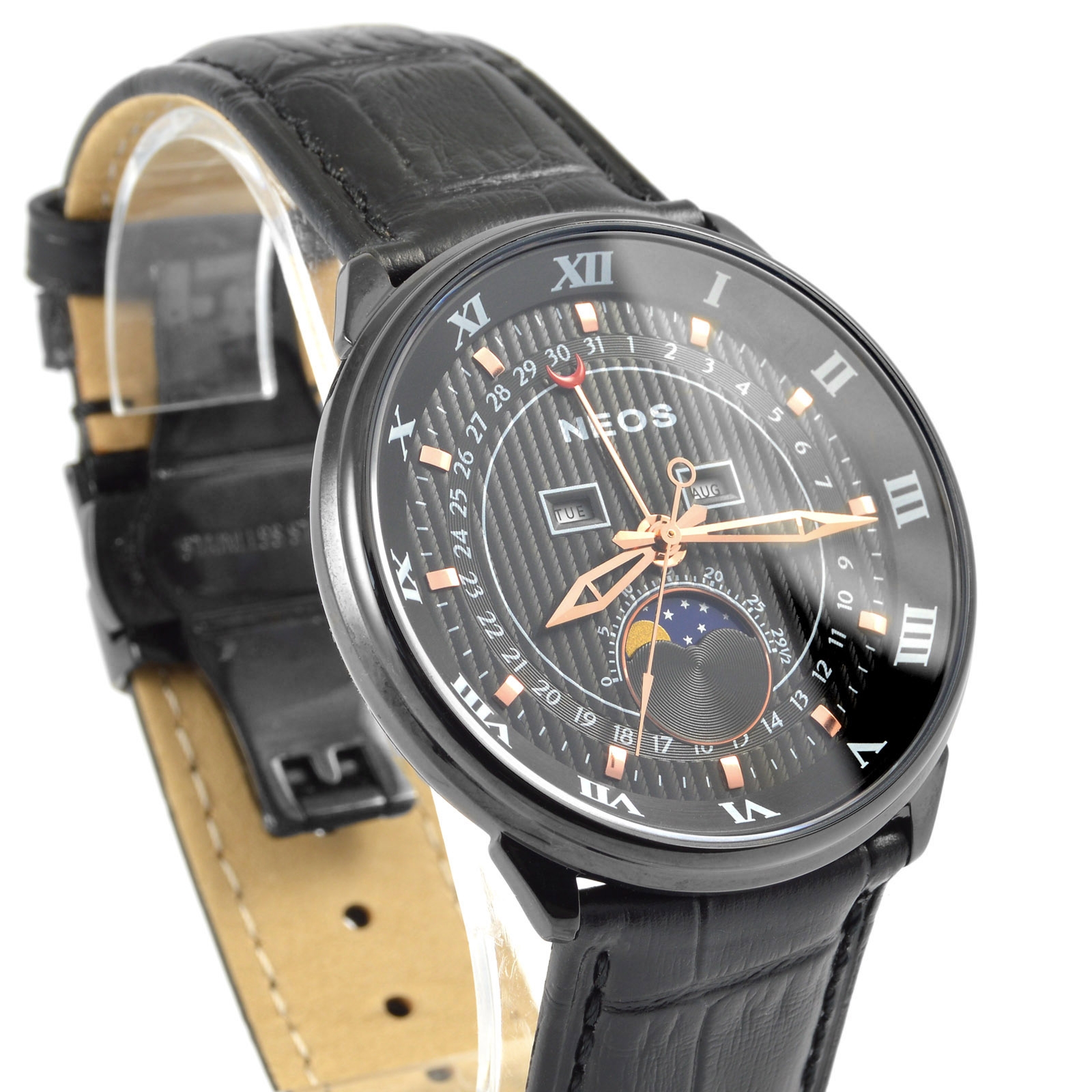 Musta/Kulta City Sapphire Kello - 6