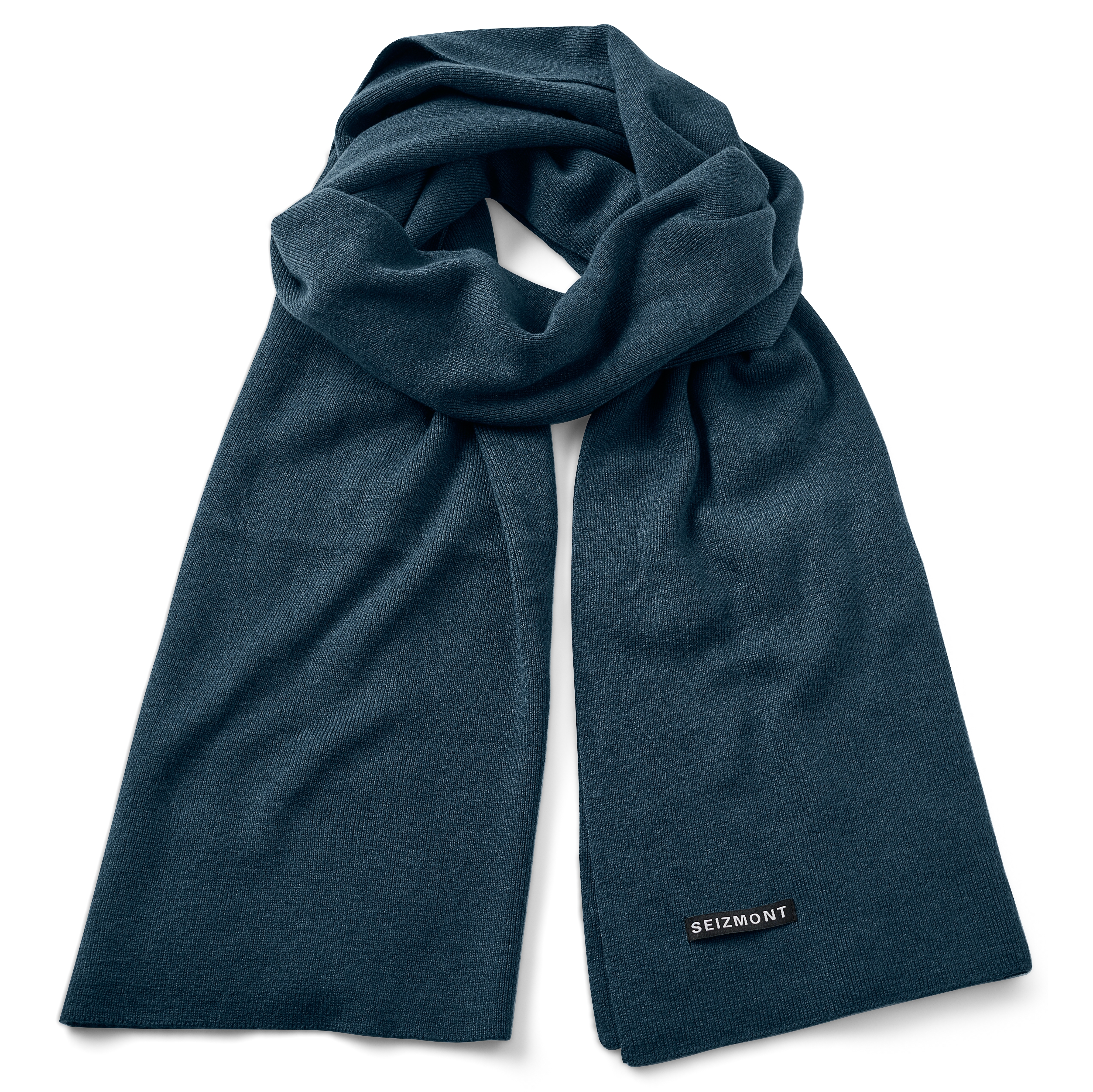 Hiems | Blue Wool-blend Scarf | In Seizmont | stock