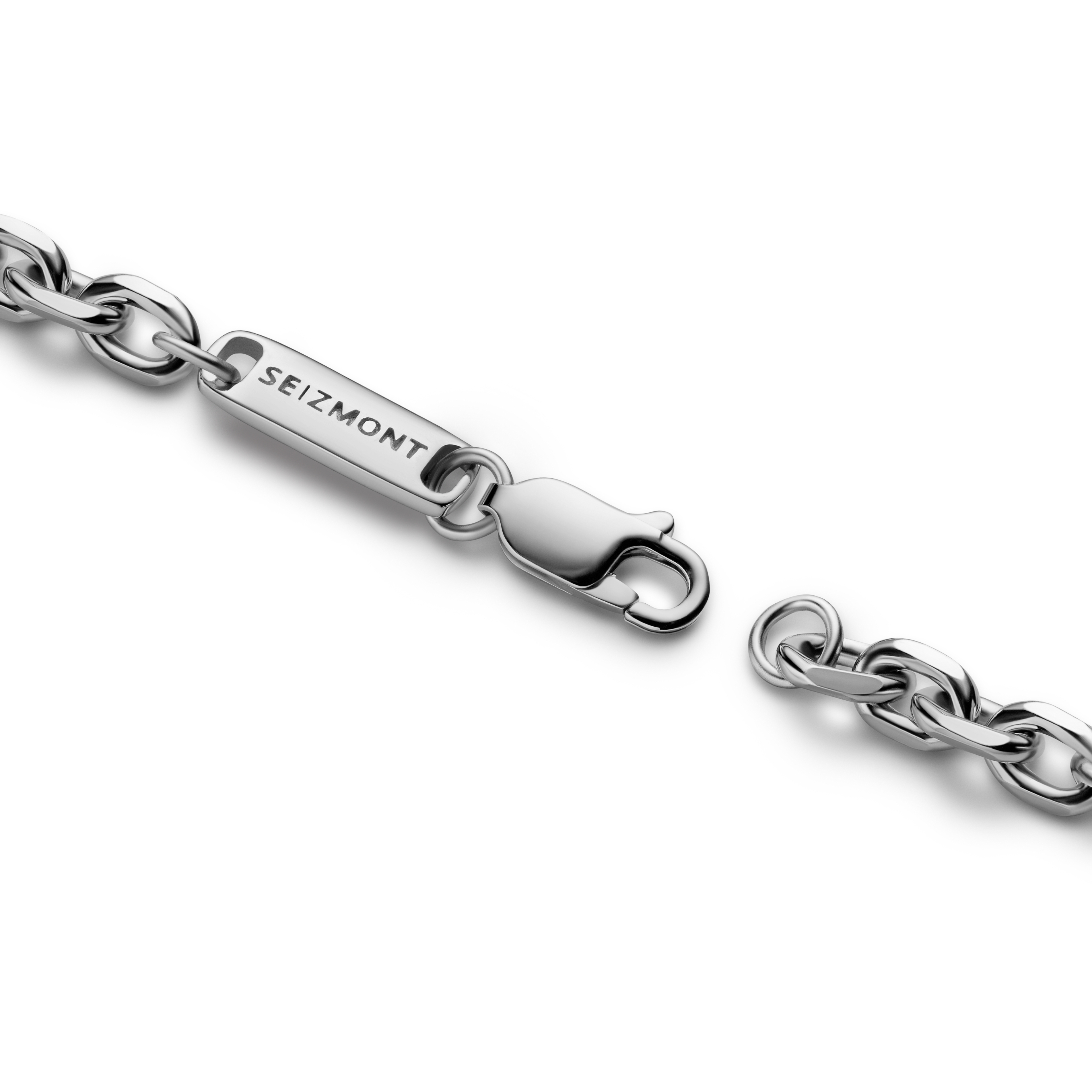Argentia | 925s | 4mm Rhodium-Plated Sterling Silver Cable Chain Necklace - 2