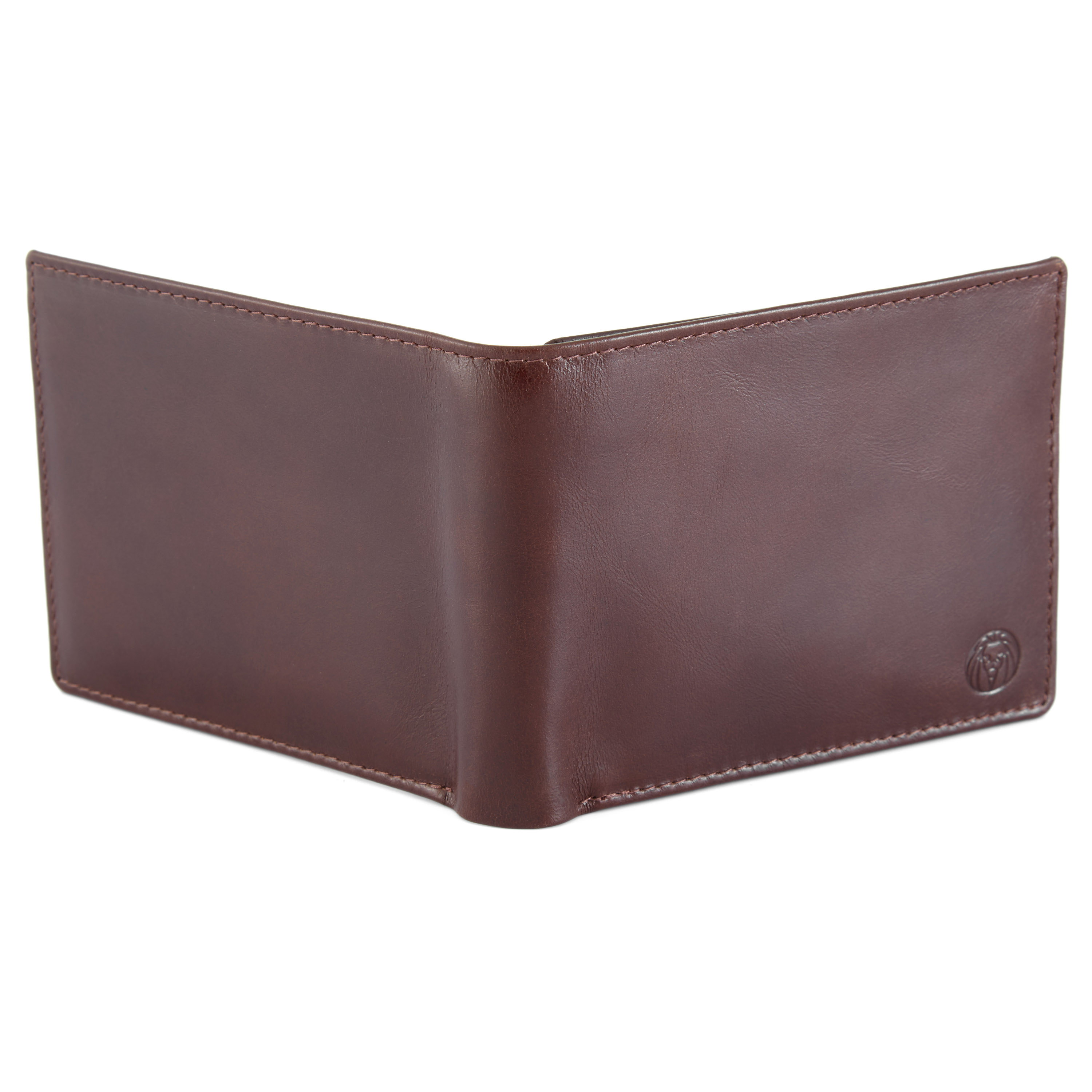 Brūns Trīskāršais Jasper Ādas Maku - 5