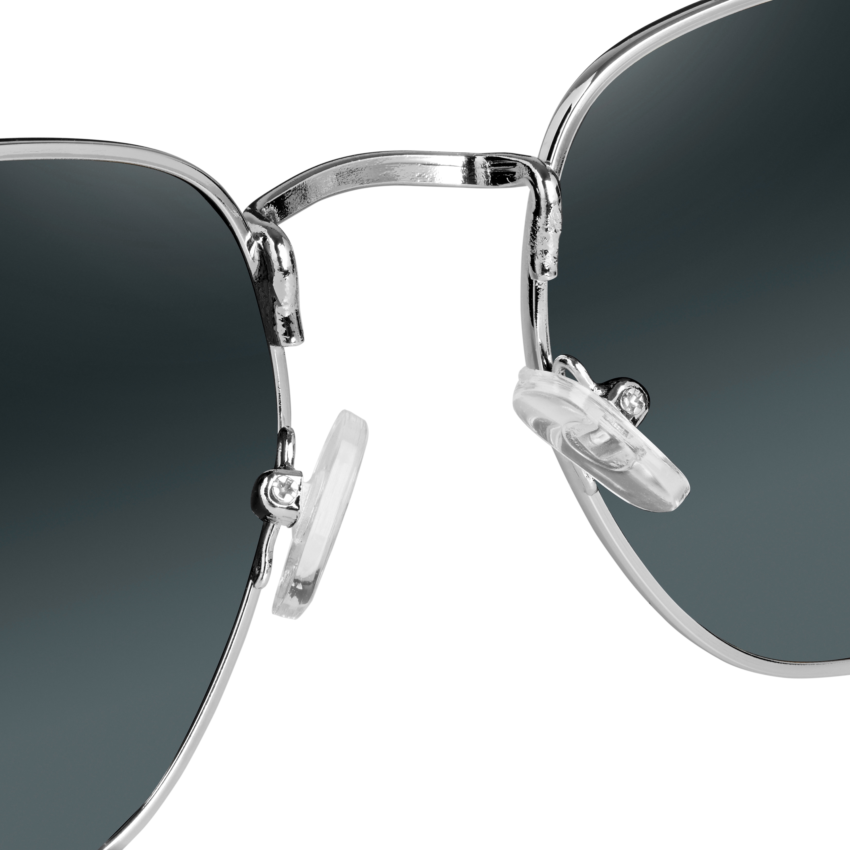 Wallis Sudraba krāsas un pelēkas Wade saulesbrilles - 4