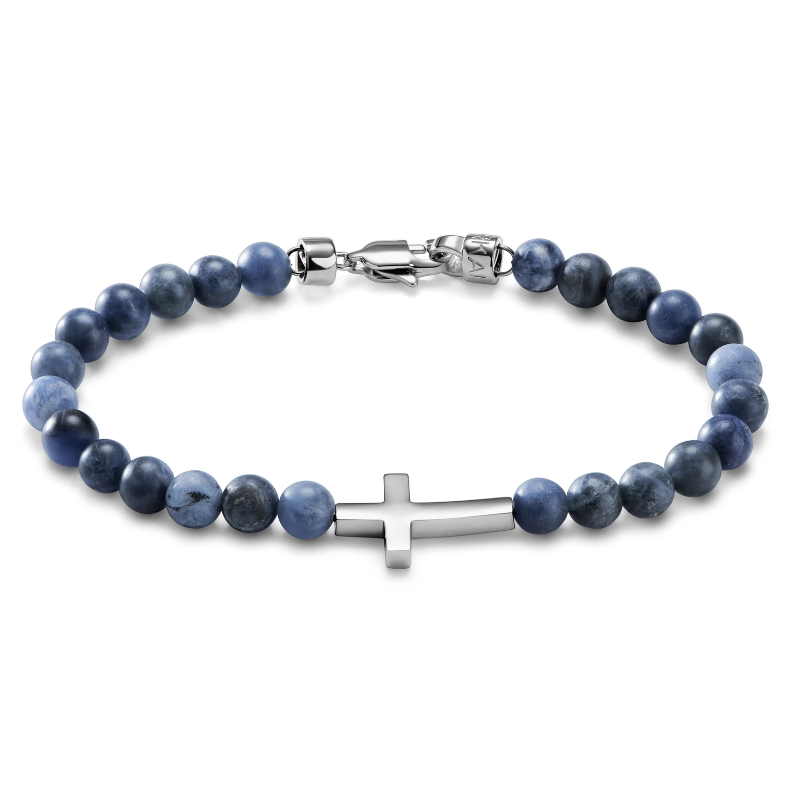 Unity | Pulsera de lapislázuli con cruz Unity | Pulsera de lapislázuli con cruz