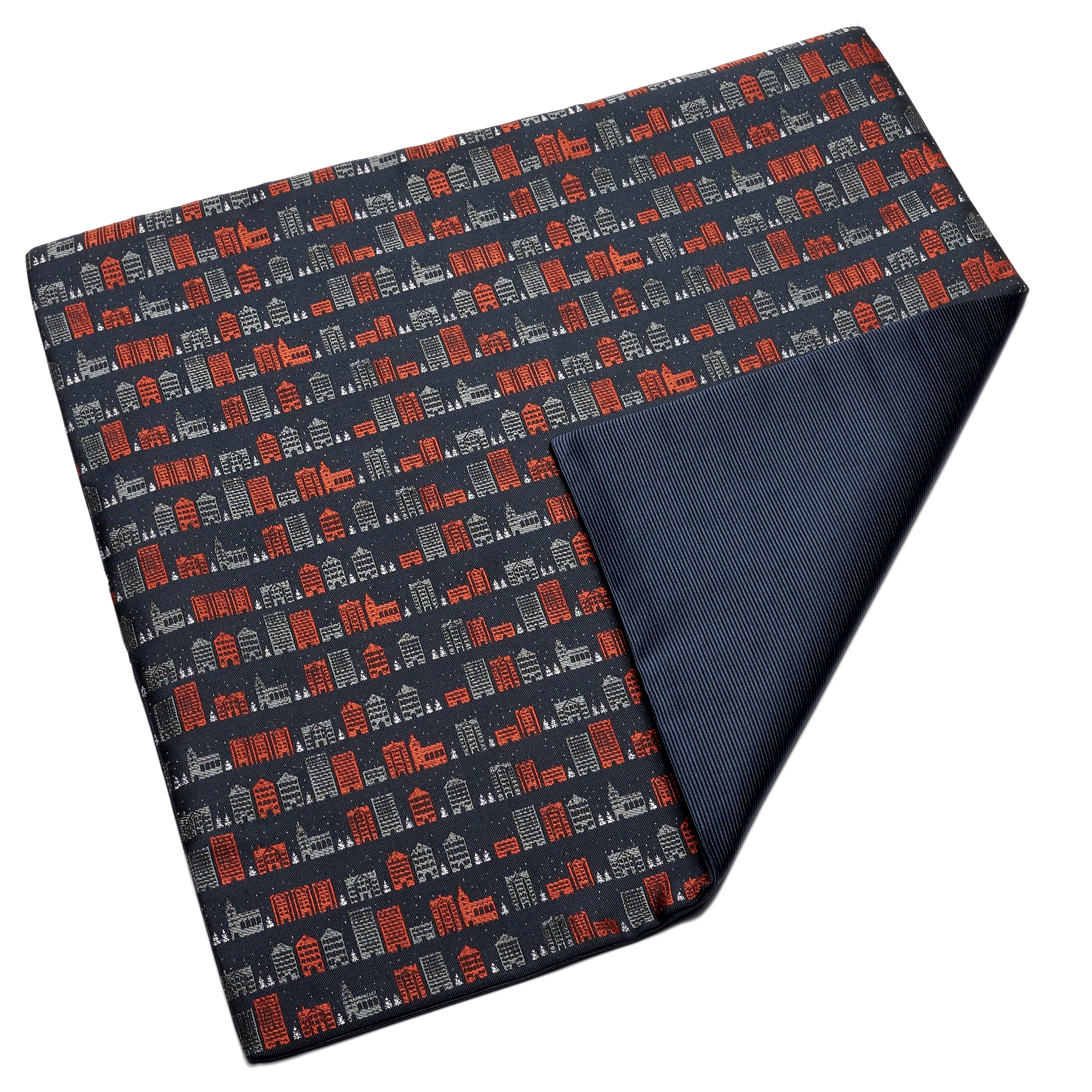 Mørkegrå Winter Wonderland Lommeklud - 5