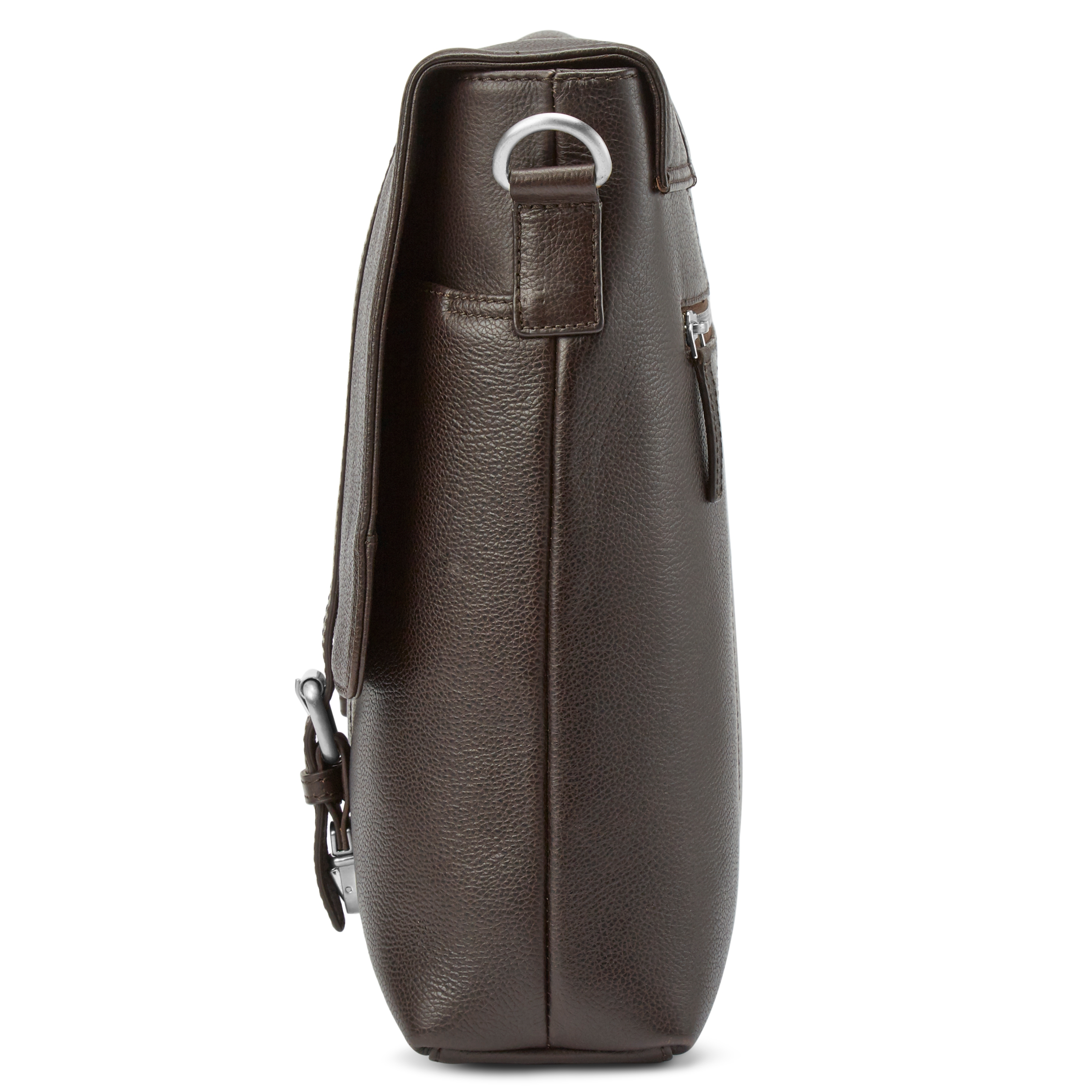 Sam Mørkebrun Skinnveske - 5