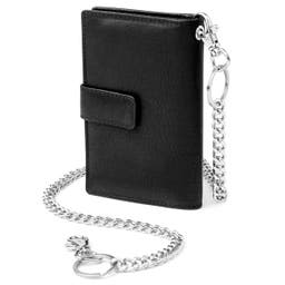 Černá kožená RFID peněženka Liam 