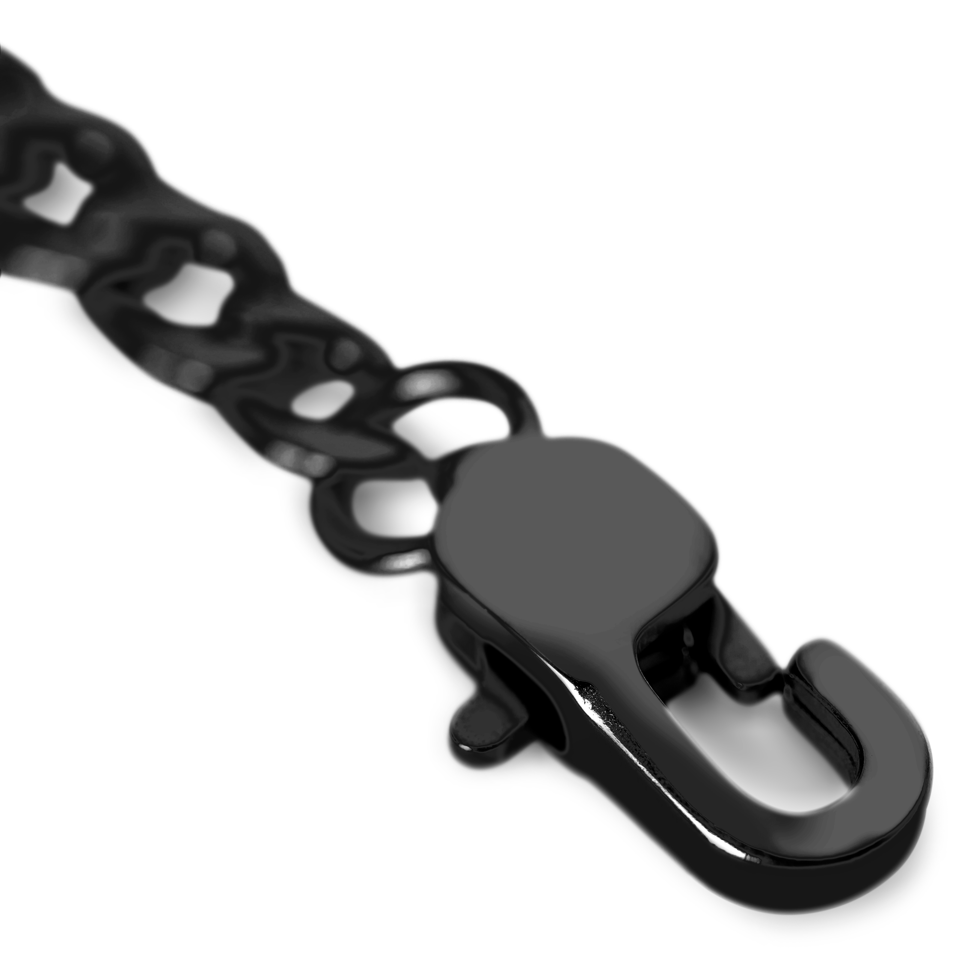 Pamata kolekcija | 5 cm Pagarinājuma ķēdīte tumši pelēkā krāsā - 3