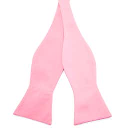 Light Pink Basic Self-Tie Bow Tie
