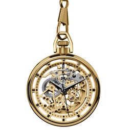 Reloj de bolsillo esqueleto mecánico Agito Sigfred 