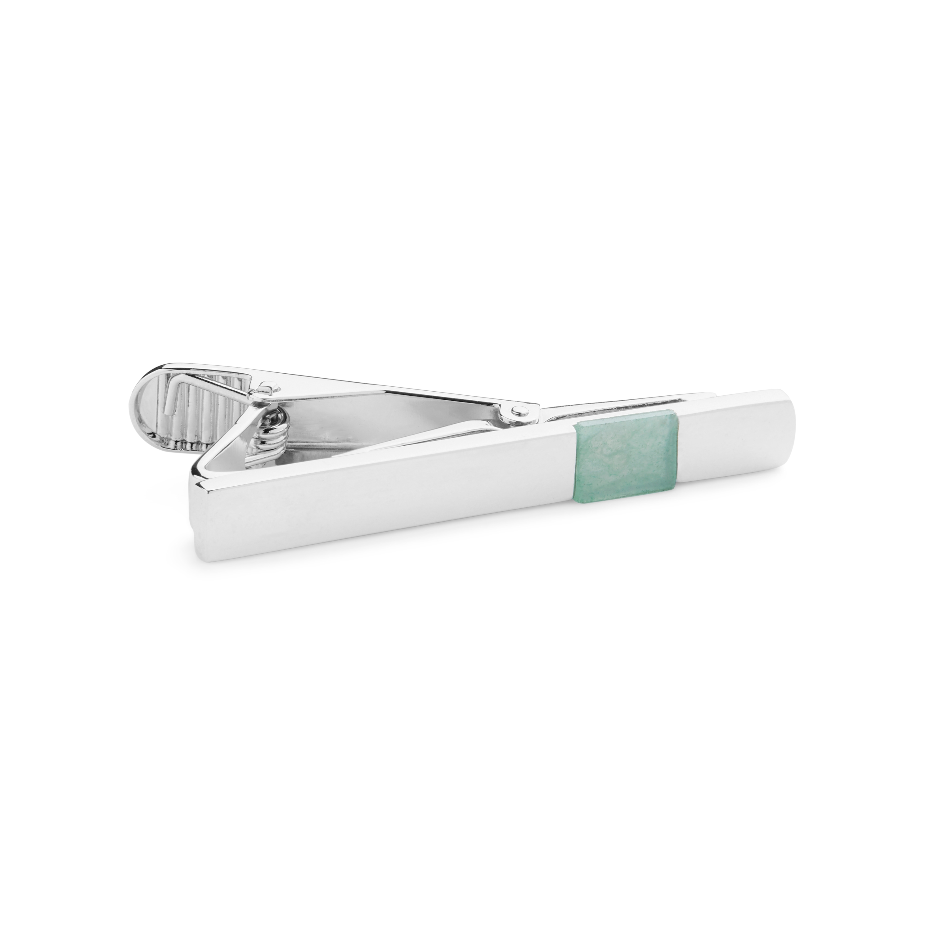 Aventurine 925s Nils Short Tie Clip - 1