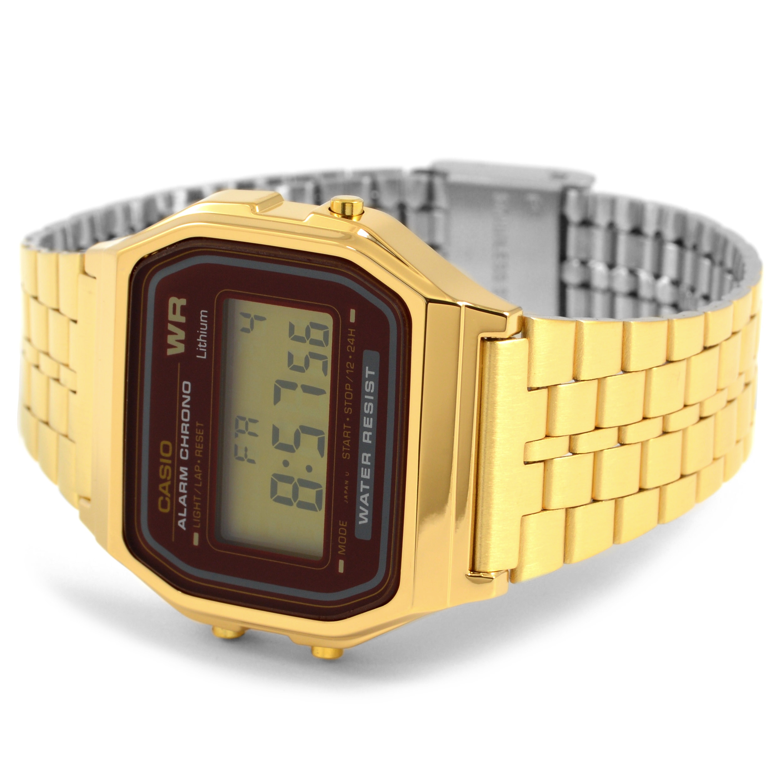 Kastanjebruin Vintage Horloge - 2