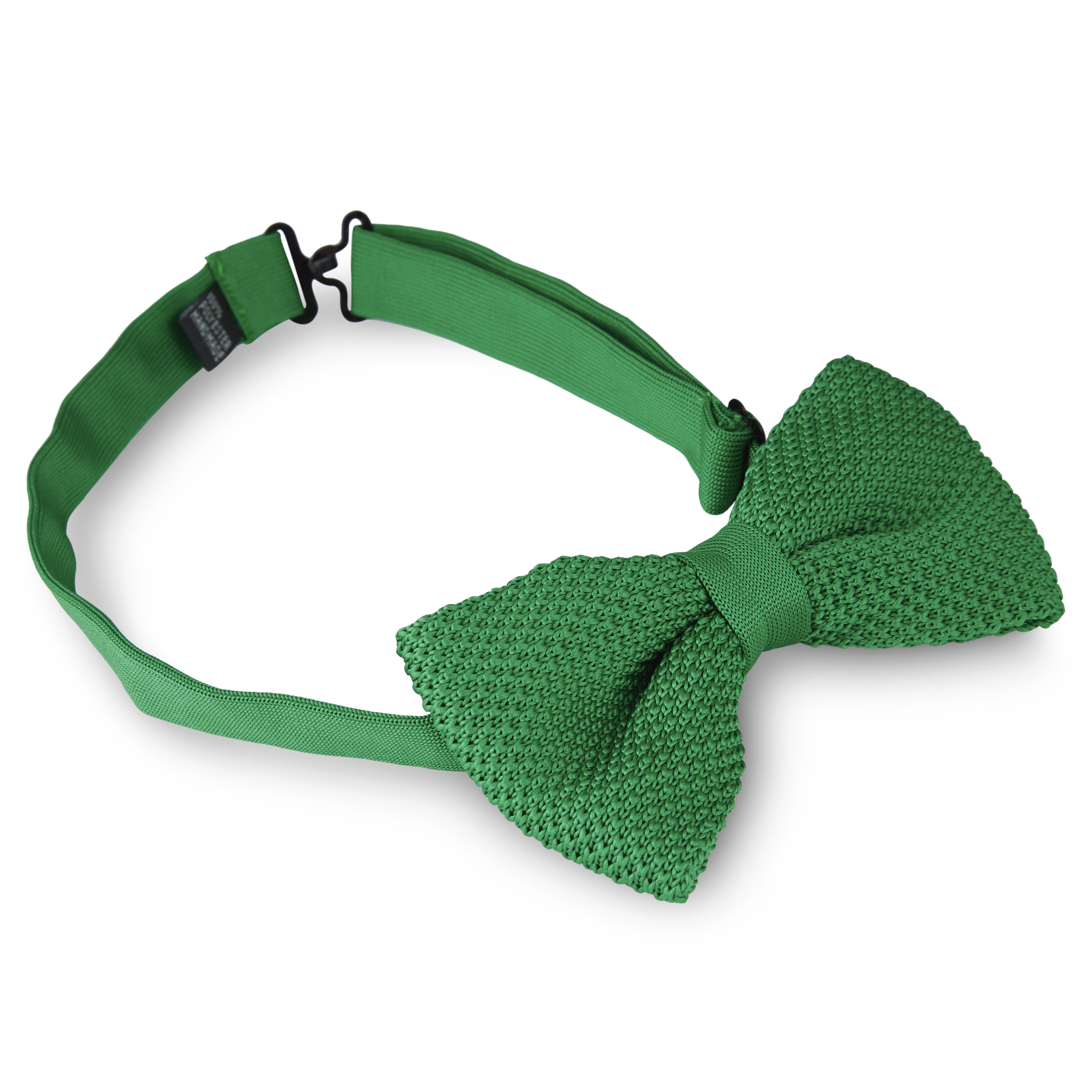 Emerald Knitted Pre-Tied Bow Tie - 2