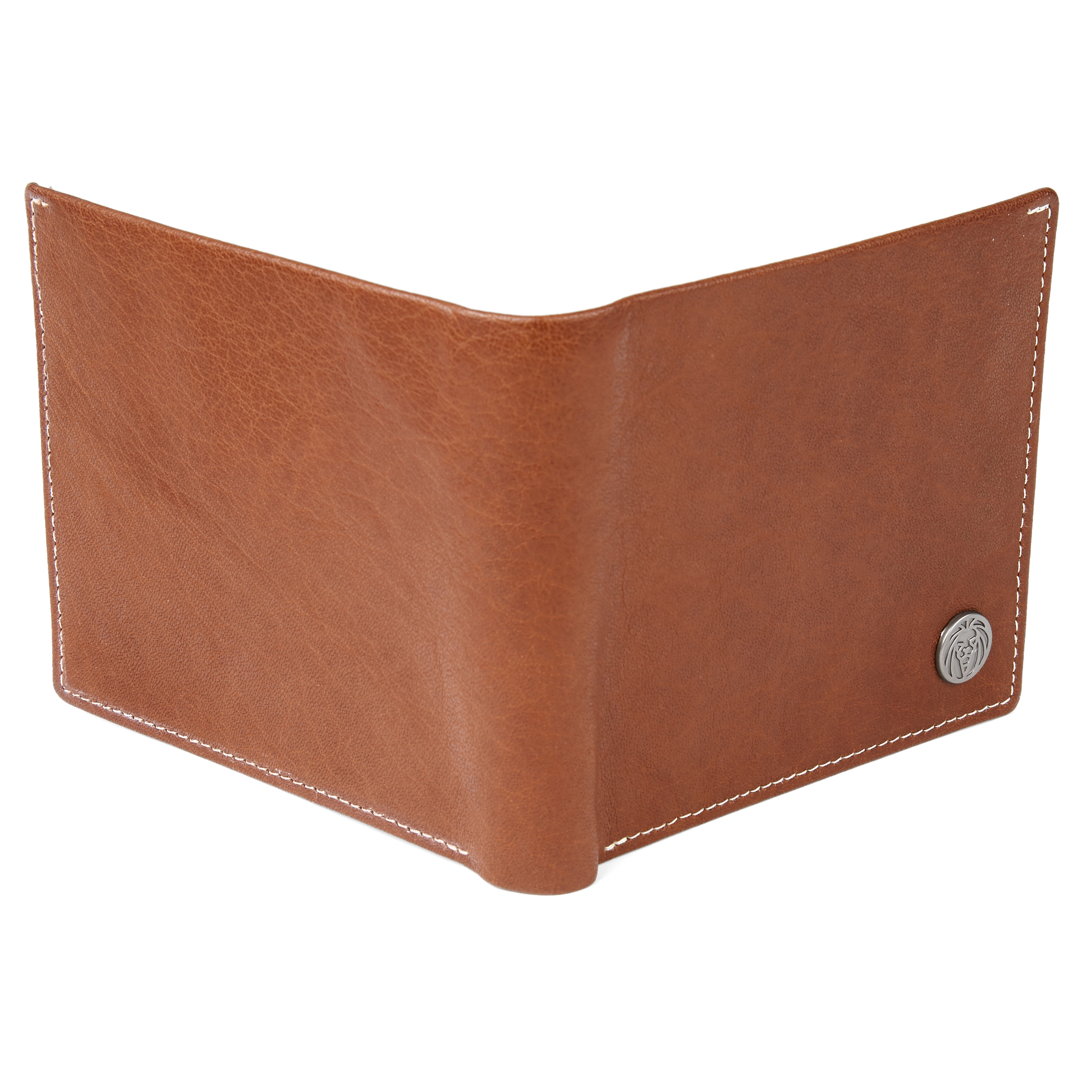 Klassieke Tankleurige Leren Oxford Portemonnee - 3