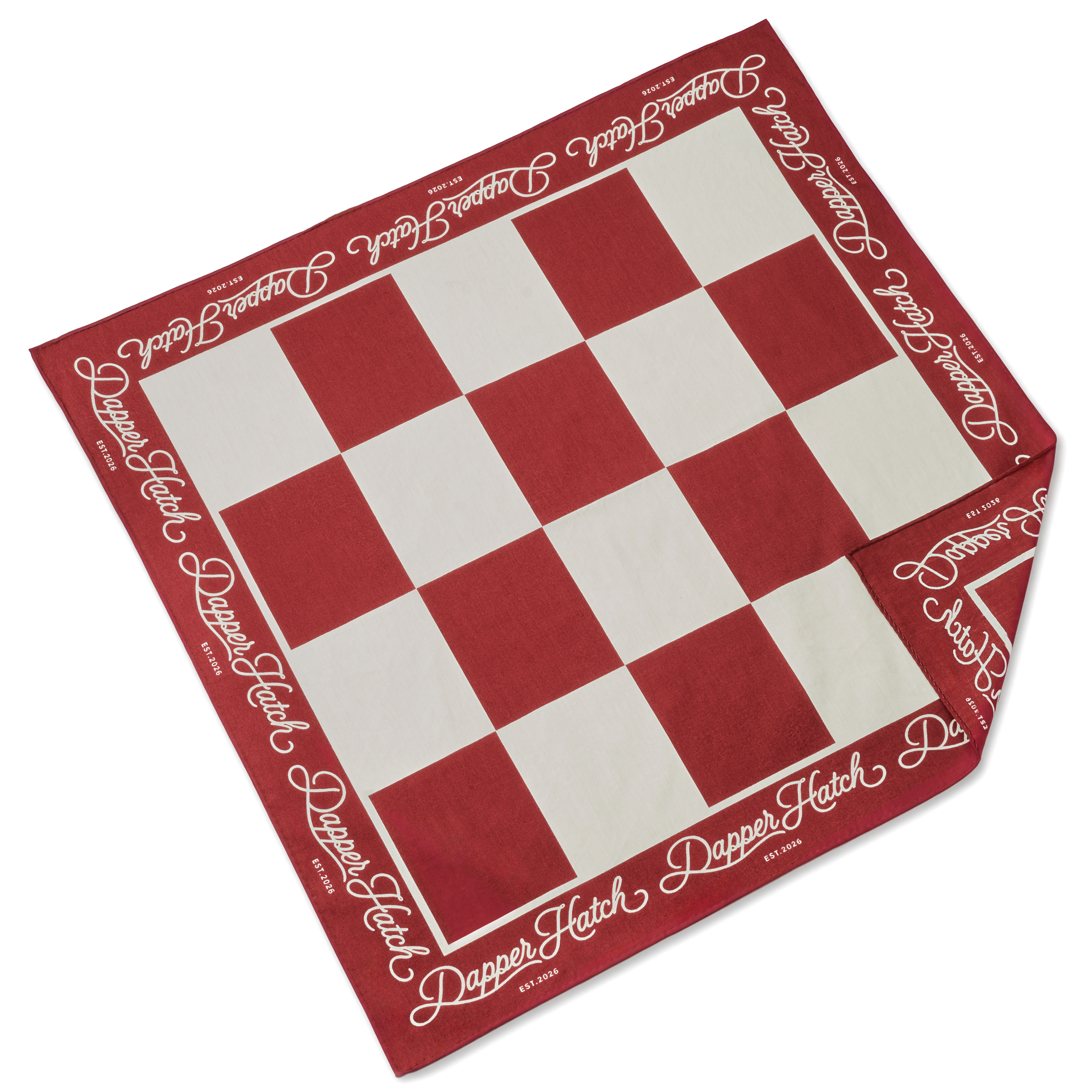 The Intro | Bordó Western pamut bandana - 2
