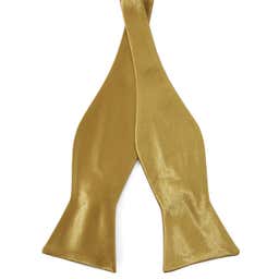 Shiny Gold Basic Basic Self-Tie Bow Tie