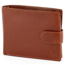 Tan Ergonomic Leather Wallet