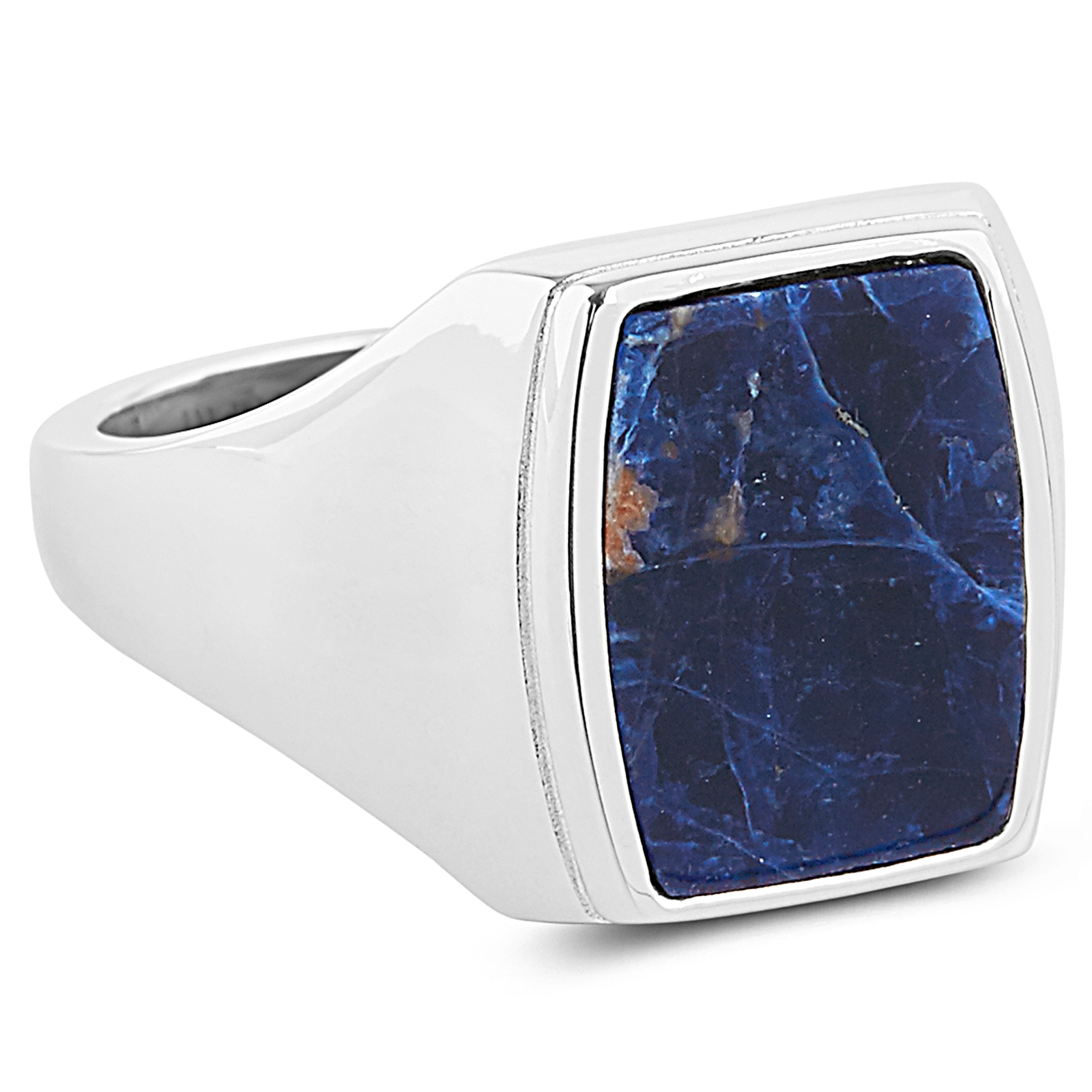 Ασημένιο Δαχτυλίδι Blue Lazurite 925s - 2