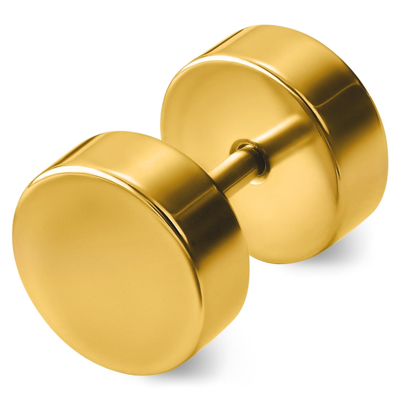 Stud Σκουλαρίκι Gold 8mm Stud Σκουλαρίκι Gold 8mm