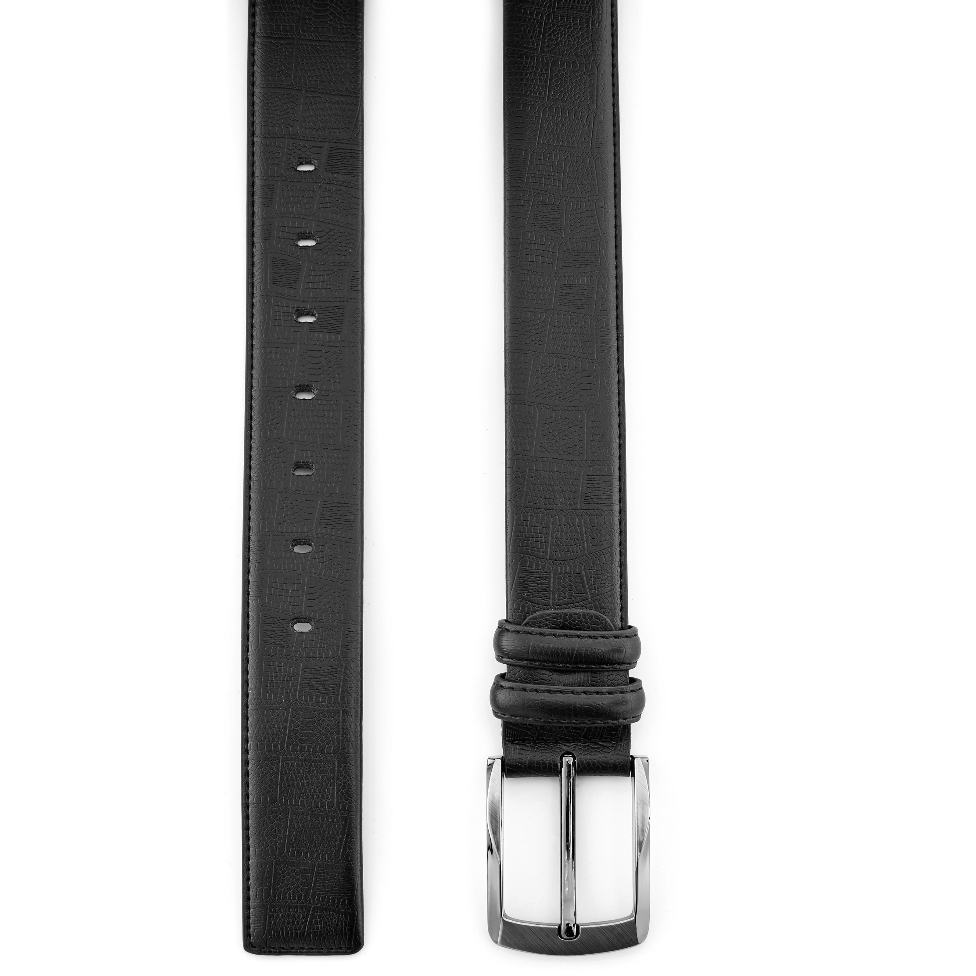 Sort Slankt Læderbælte - 2