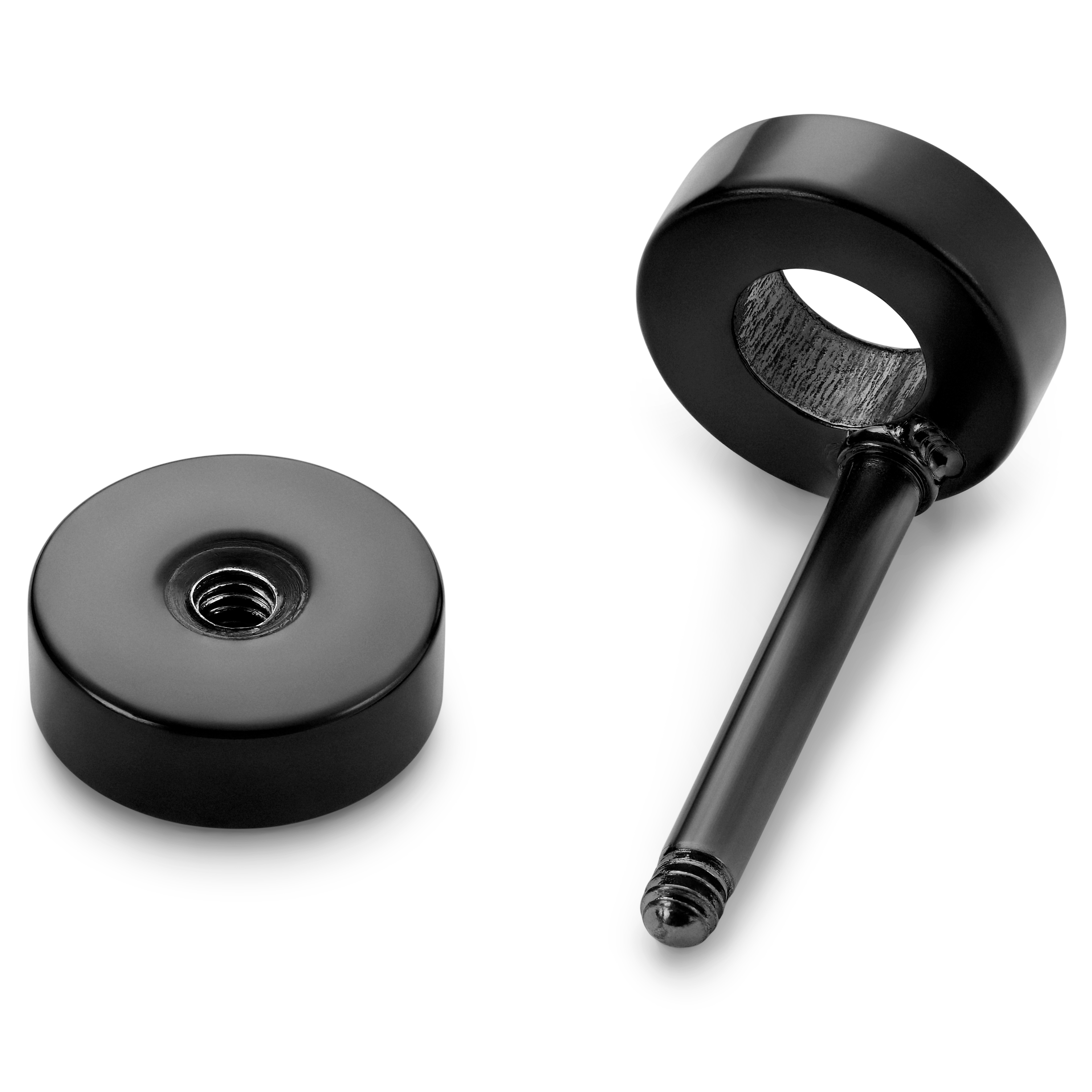 Czarny okrągły wkręt 6 mm - 2