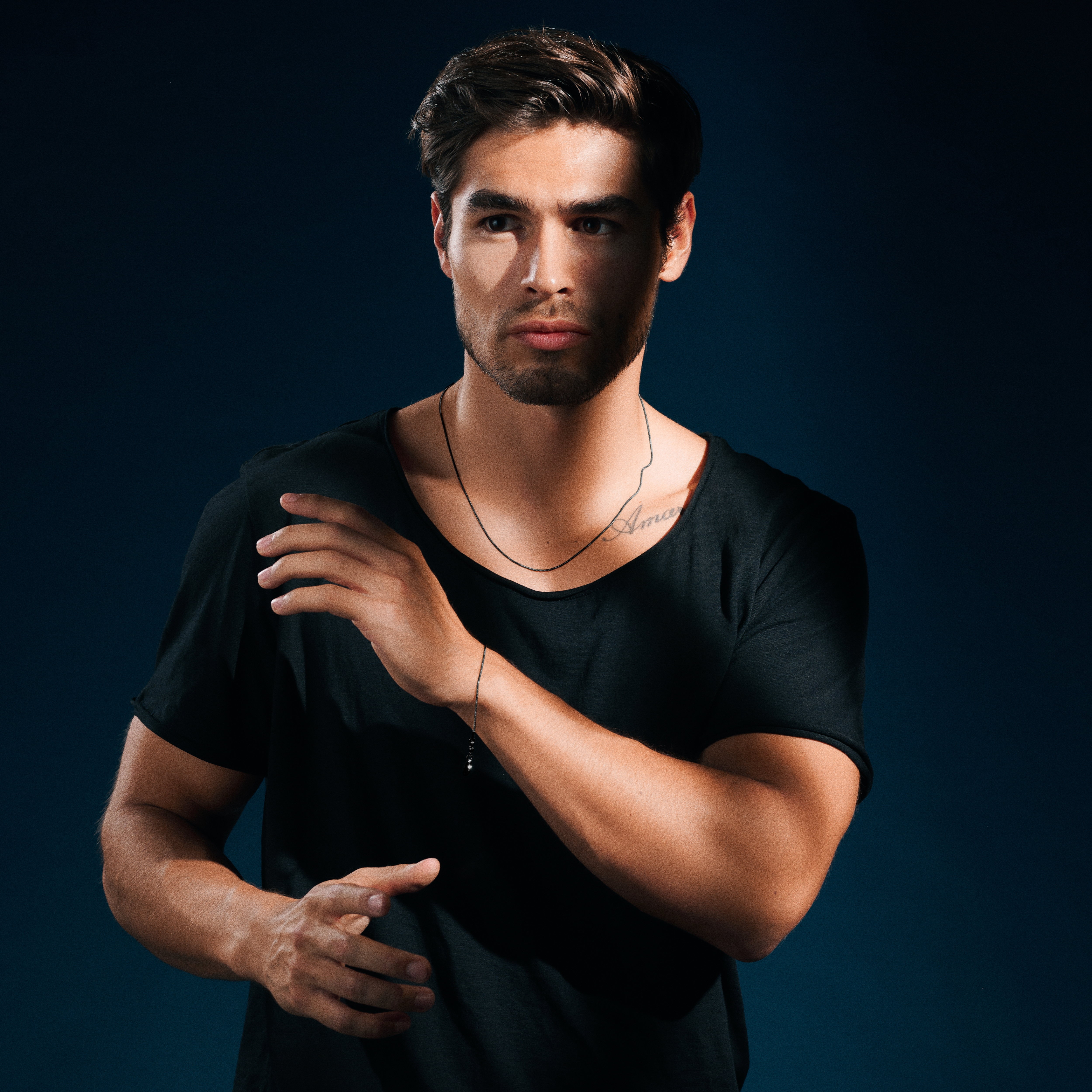 Essentials | 1 mm Metallsvart Ormkedjehalsband - 2