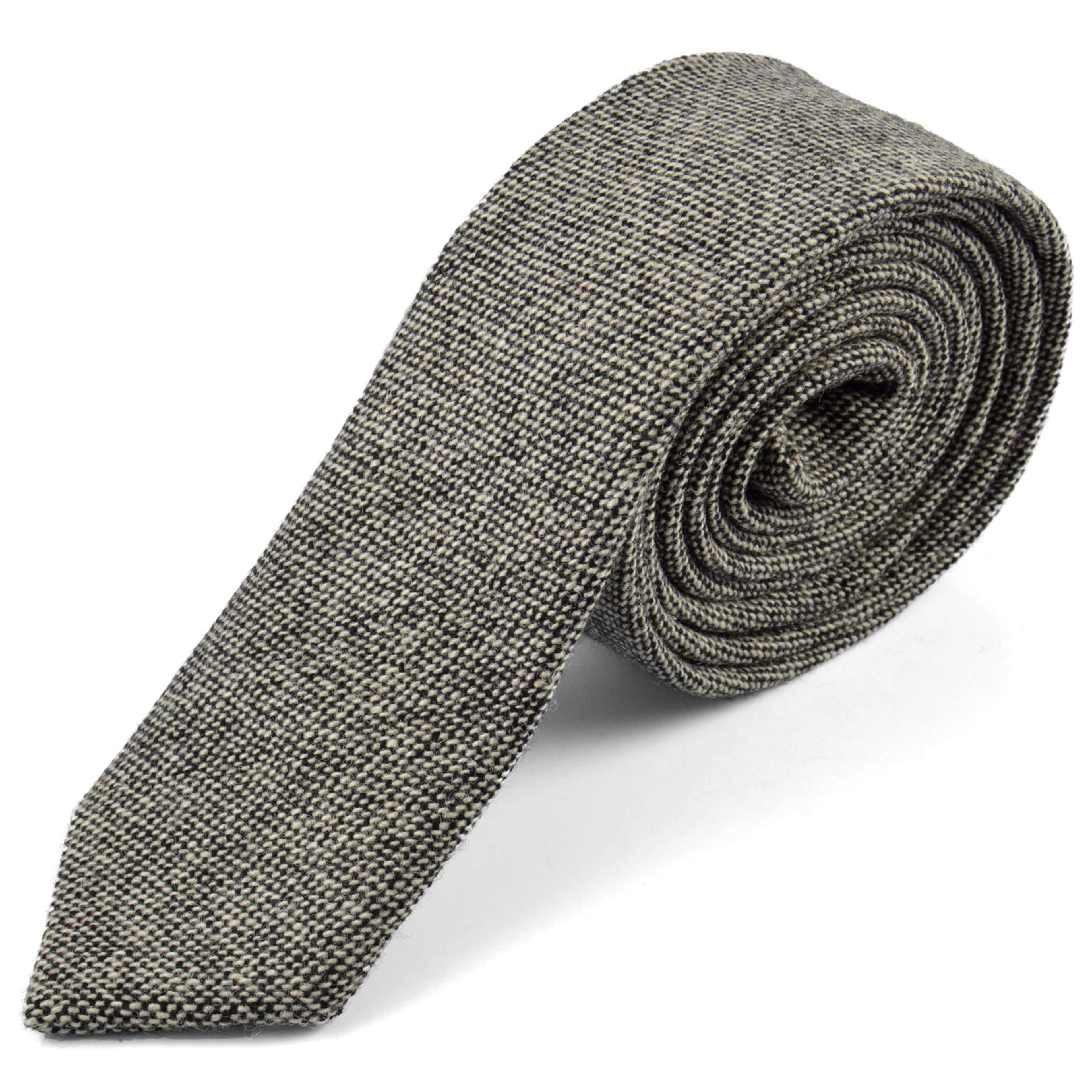 Retro Cashmere Wool Tie - 1 - primary thumbnail small_image gallery