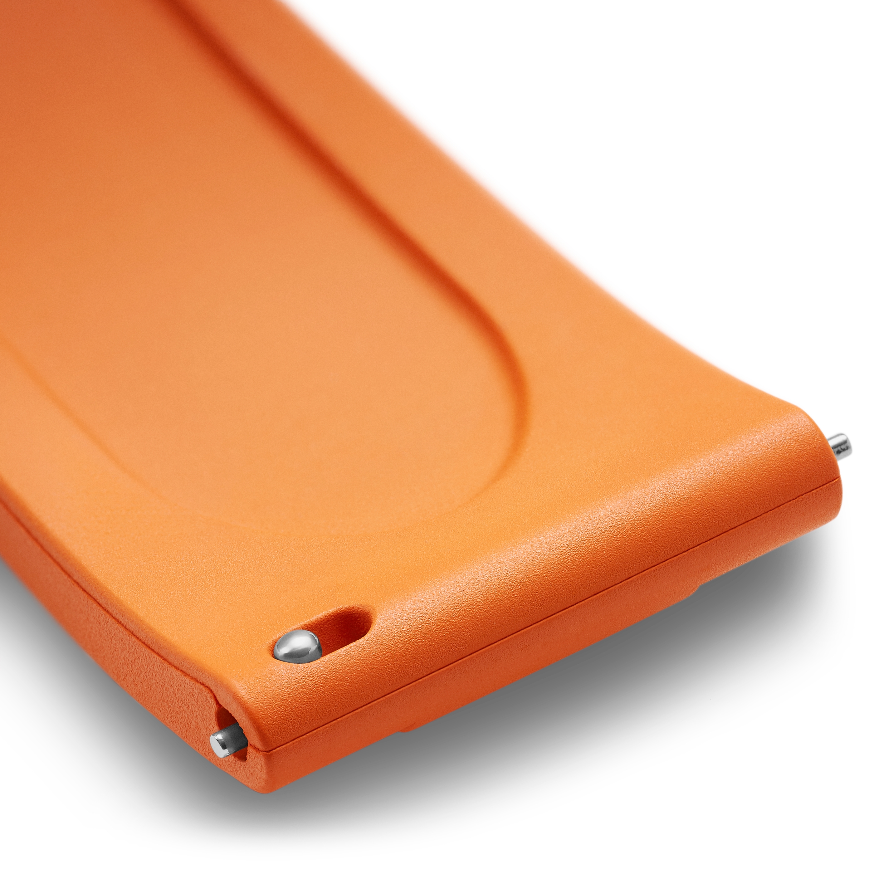 Orange 22 mm Quick-Release Rubber Strap - 4