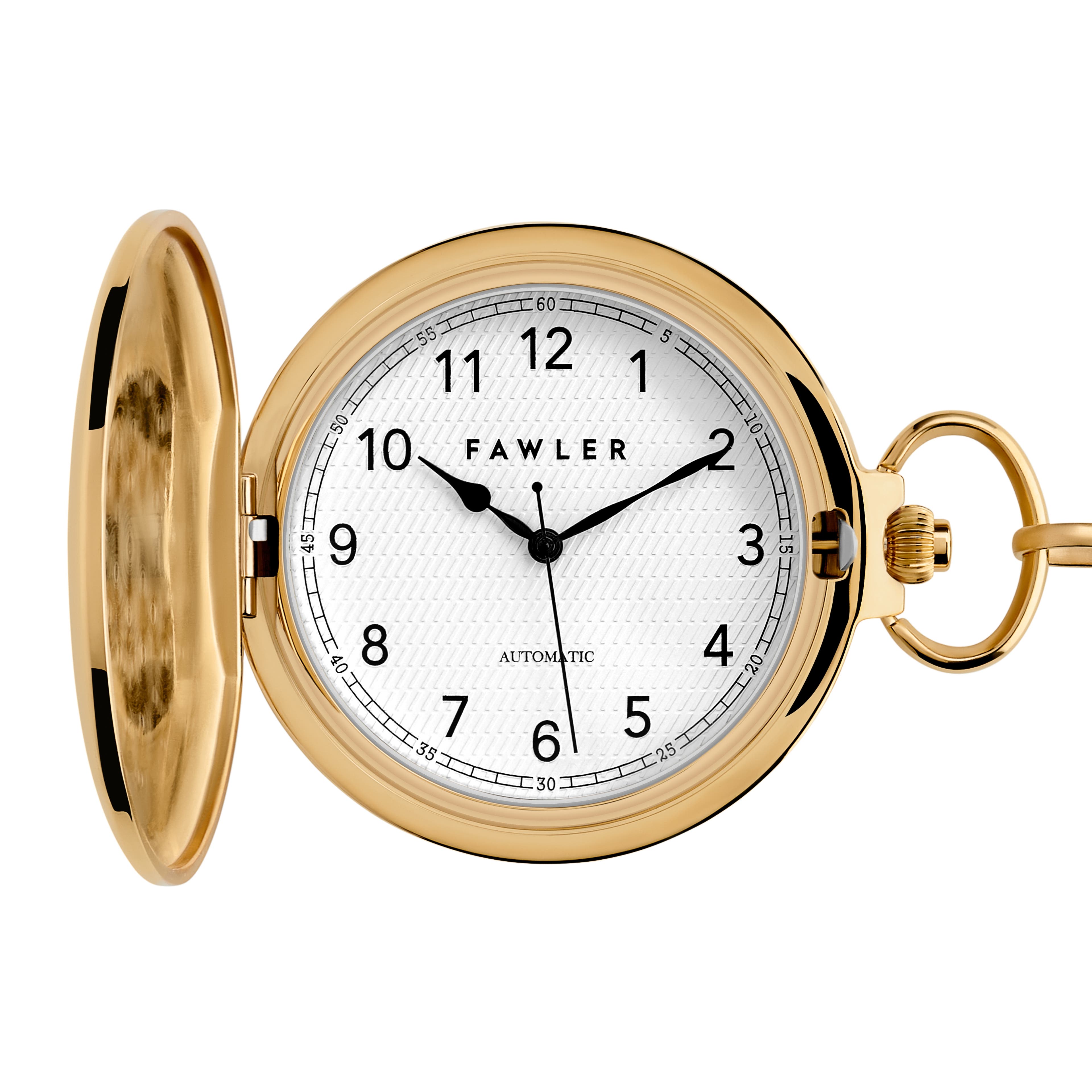 Easton | Automatické vreckové hodinky v zlatej farbe