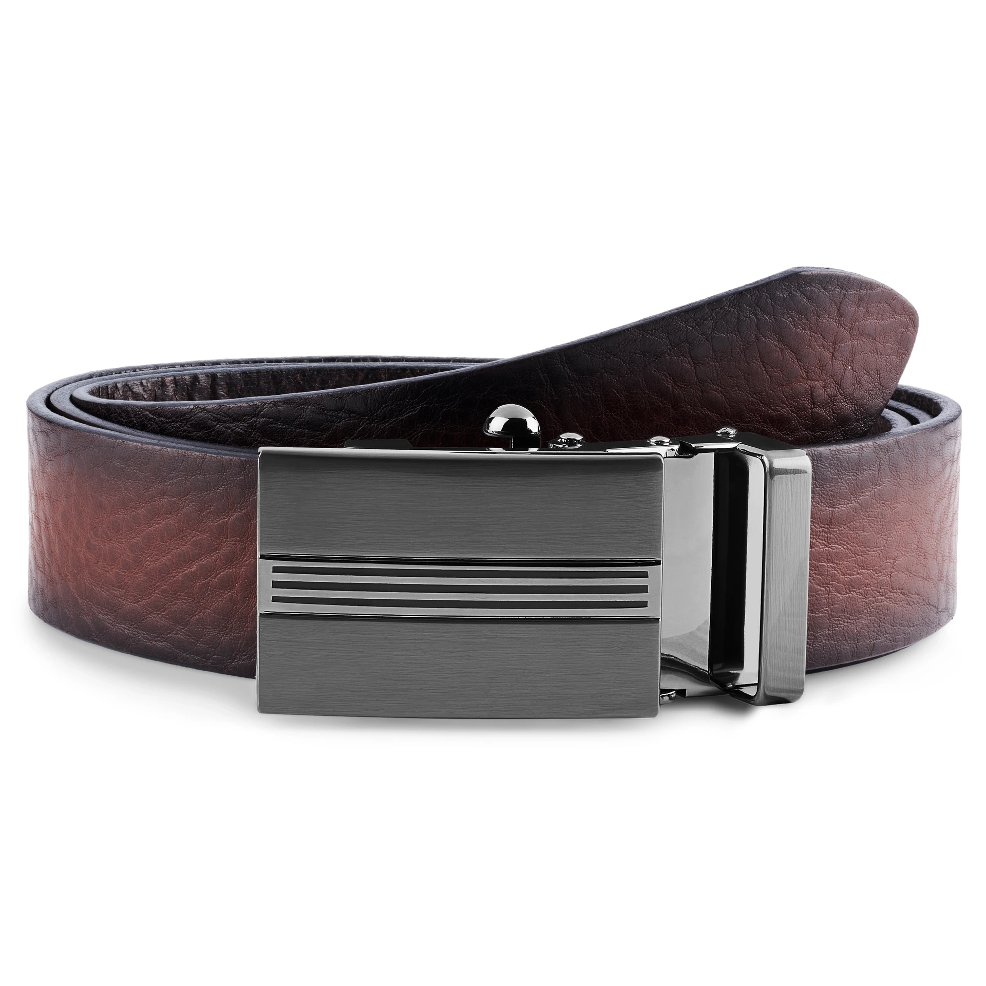 Rode Leren Riem - 3,5 cm breed Rode Leren Riem - 3,5 cm breed