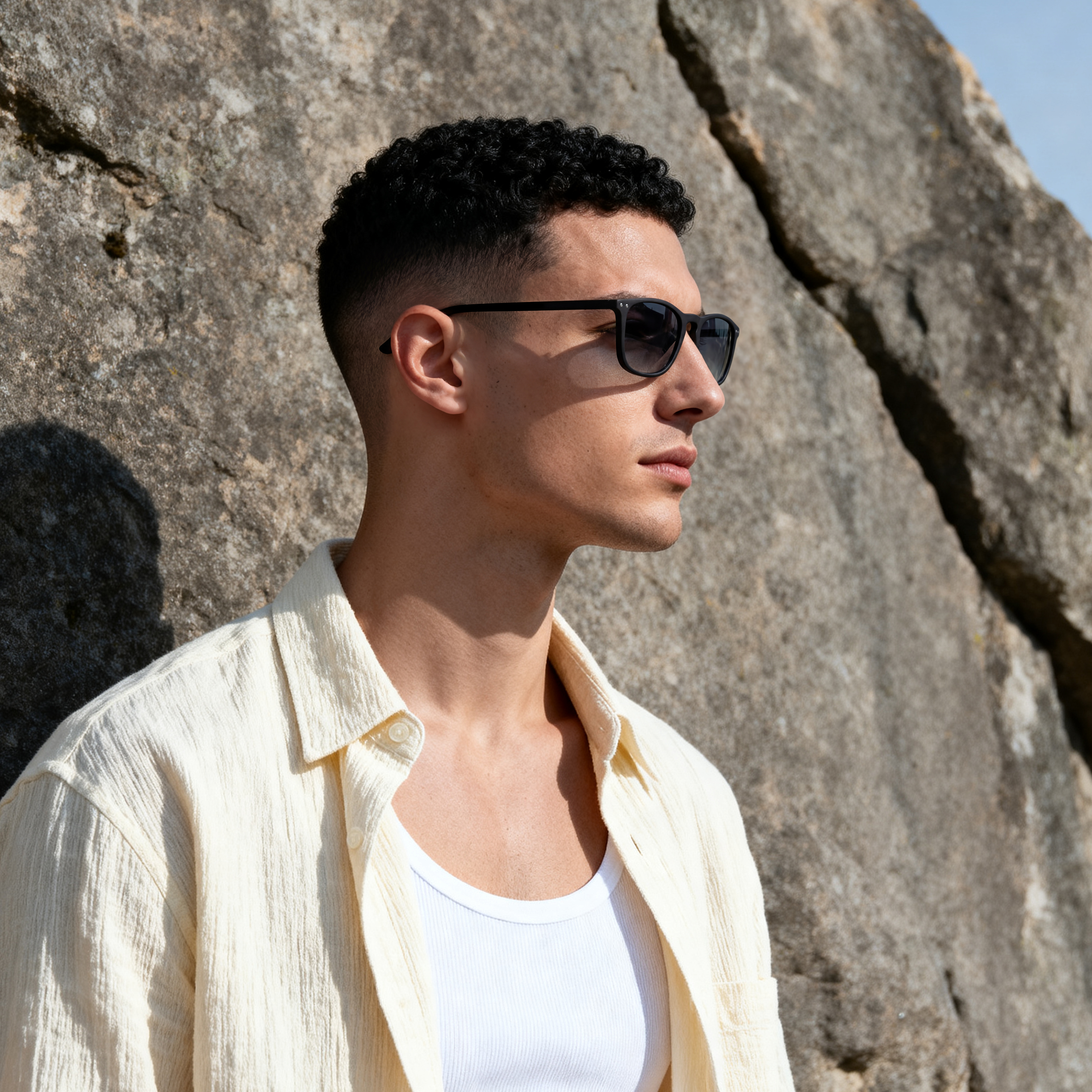 Walden Schwarze & Graue Wade Sonnenbrille - 3