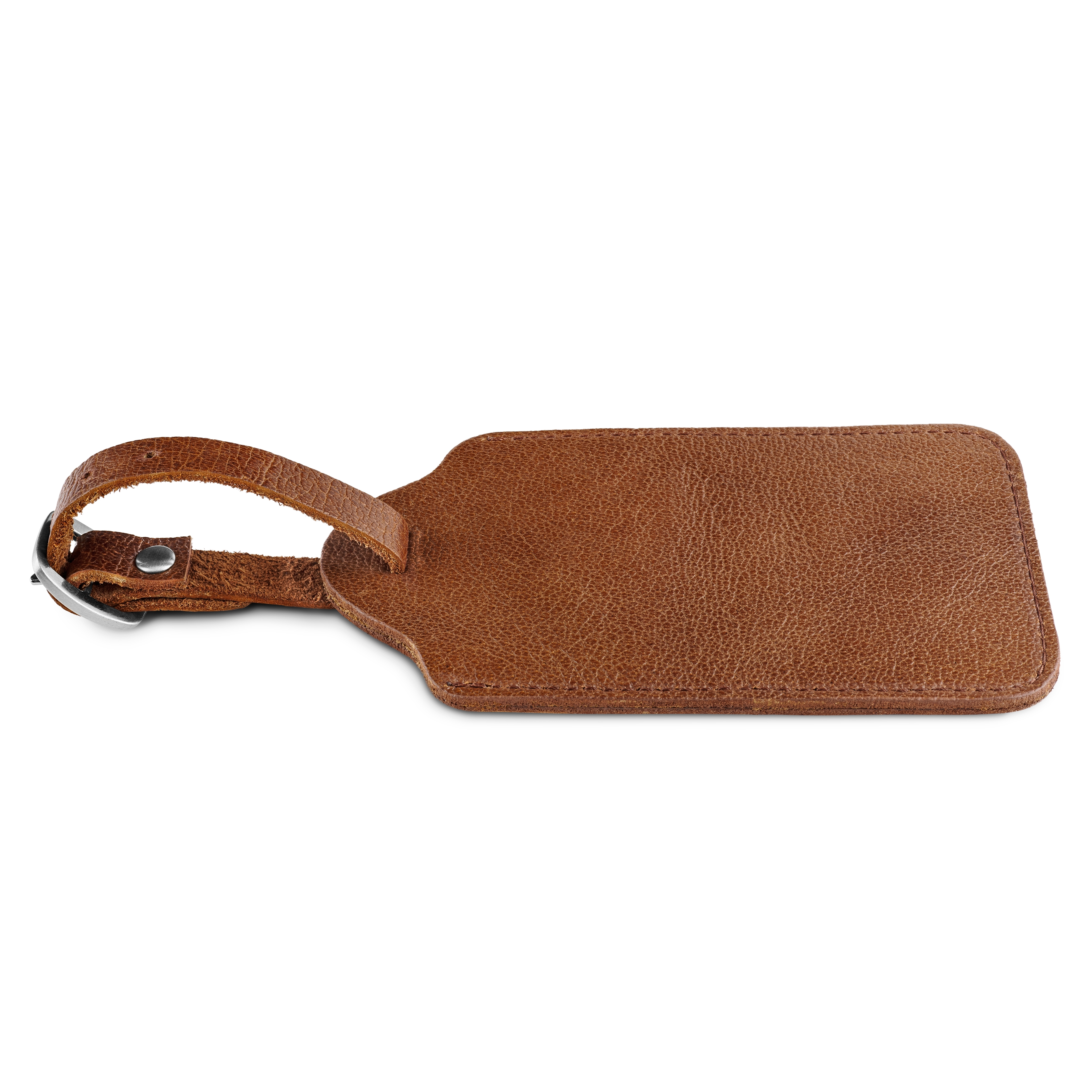 Poggyászcímke | California Világosbarna teljes barkás bivalybőr - 3