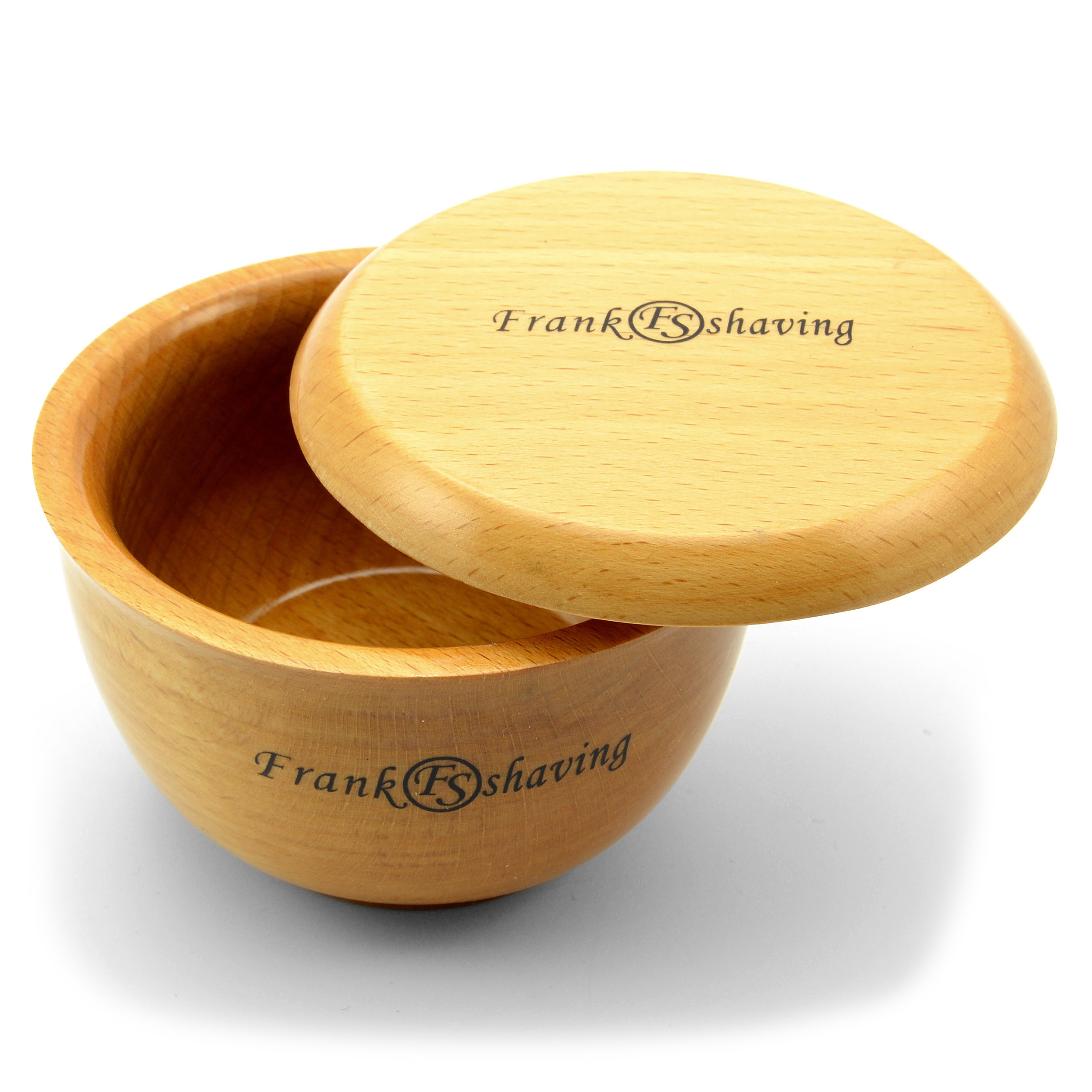 Średnia miseczka do golenia z drewna bukowego - 2