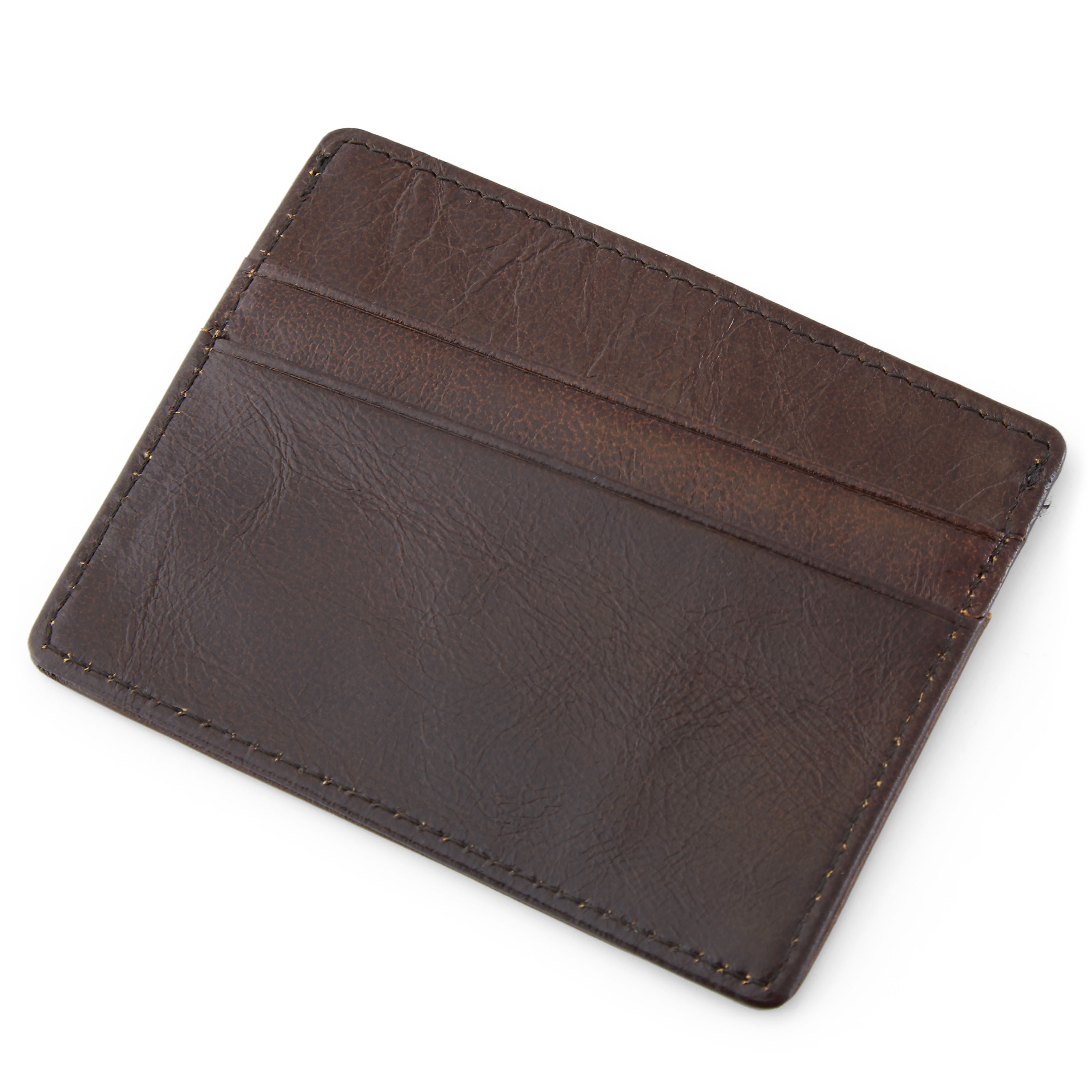 Flerfarget Brun Kortholder av Skinn - 6