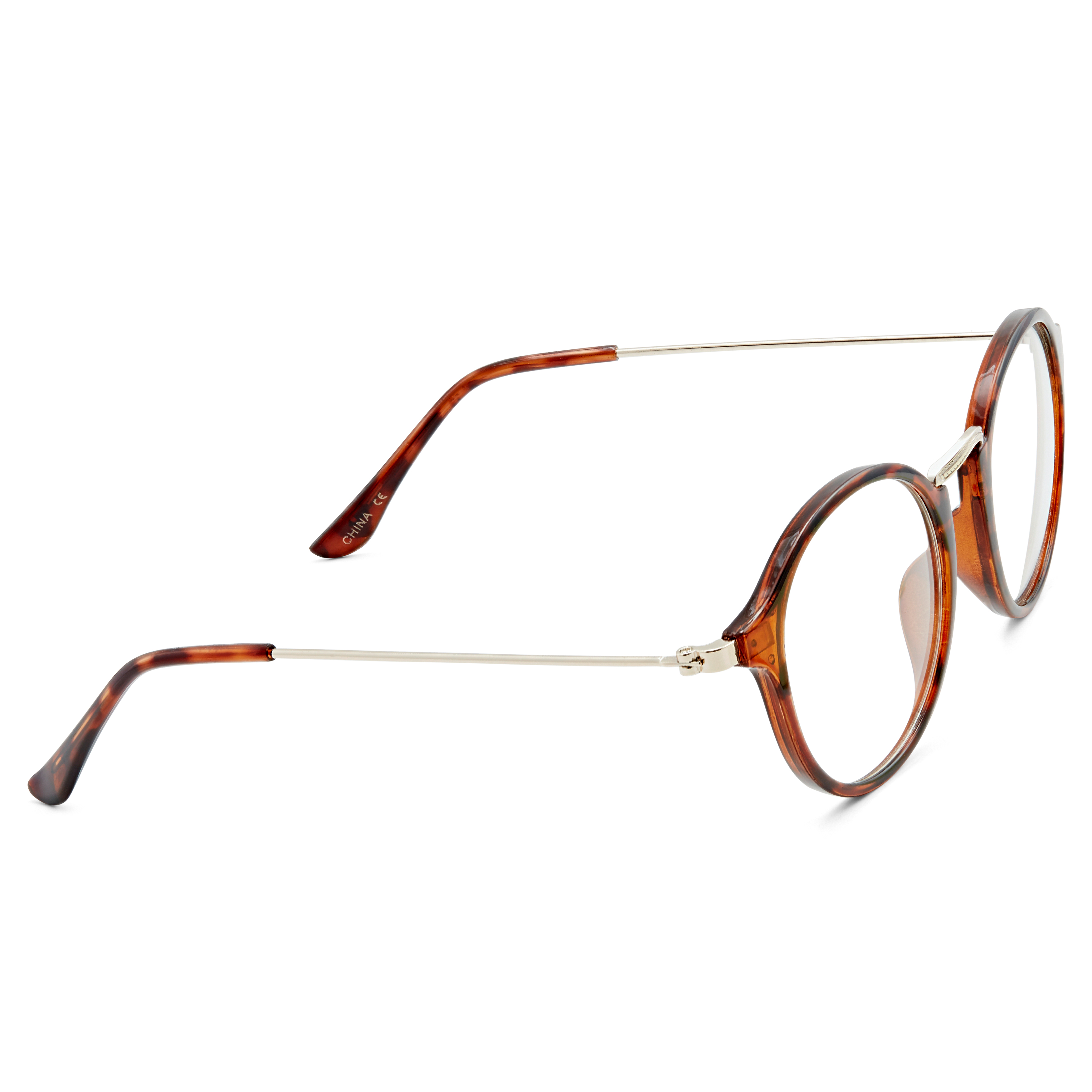 The Scholar Brille m. Tortoise og Guldtonet Stel - 3