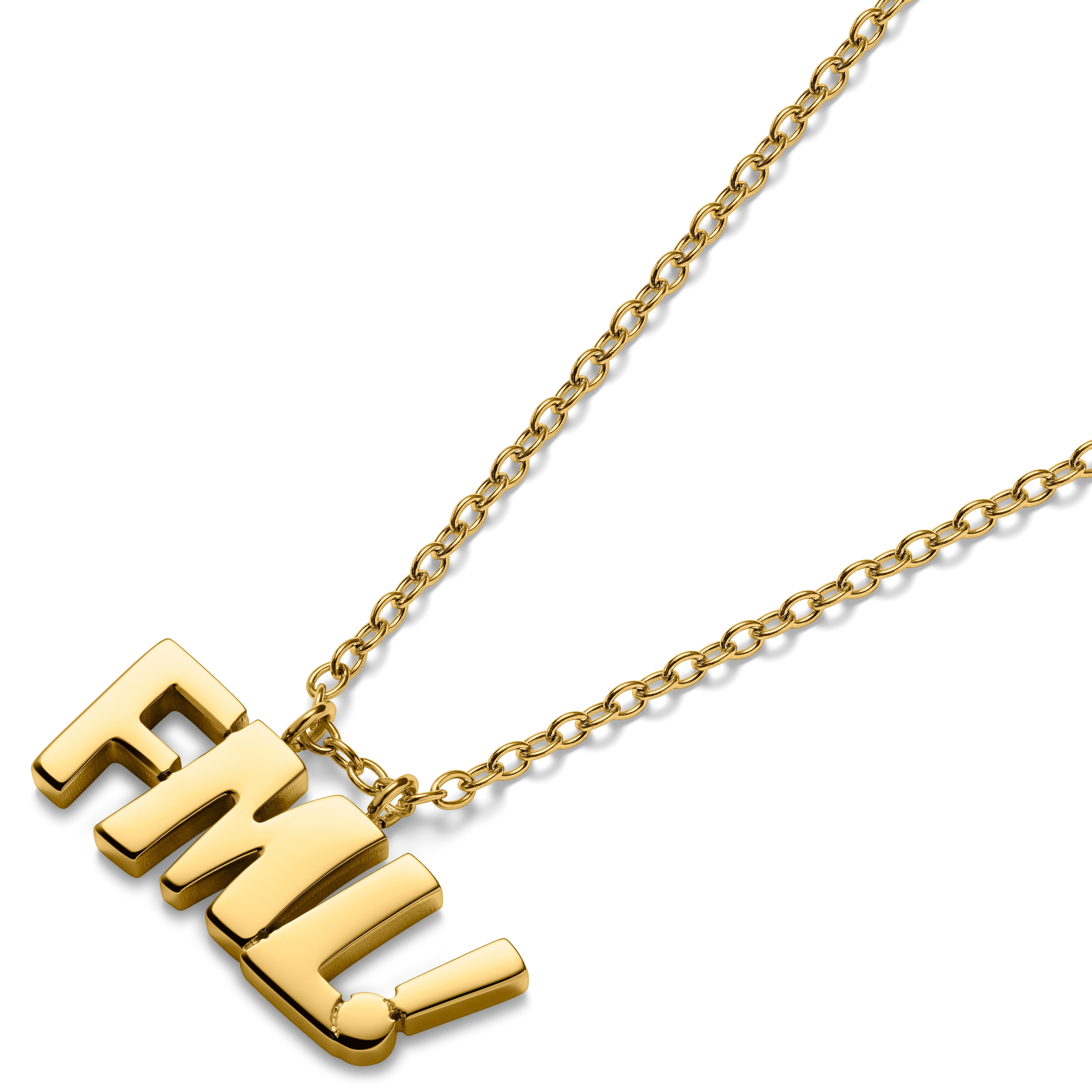 Jaygee | Gold-tone FML Necklace - 2