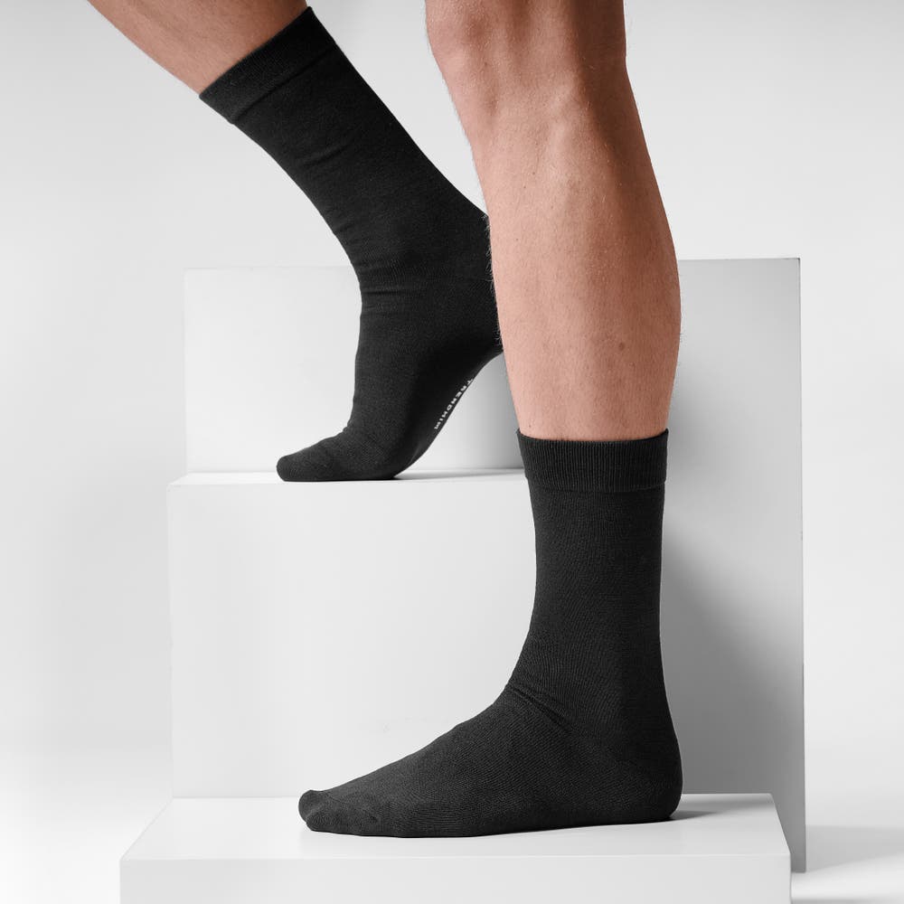 hover: FreeFeel | Black Bamboo Crew Socks hover: FreeFeel | Black Bamboo Crew Socks
