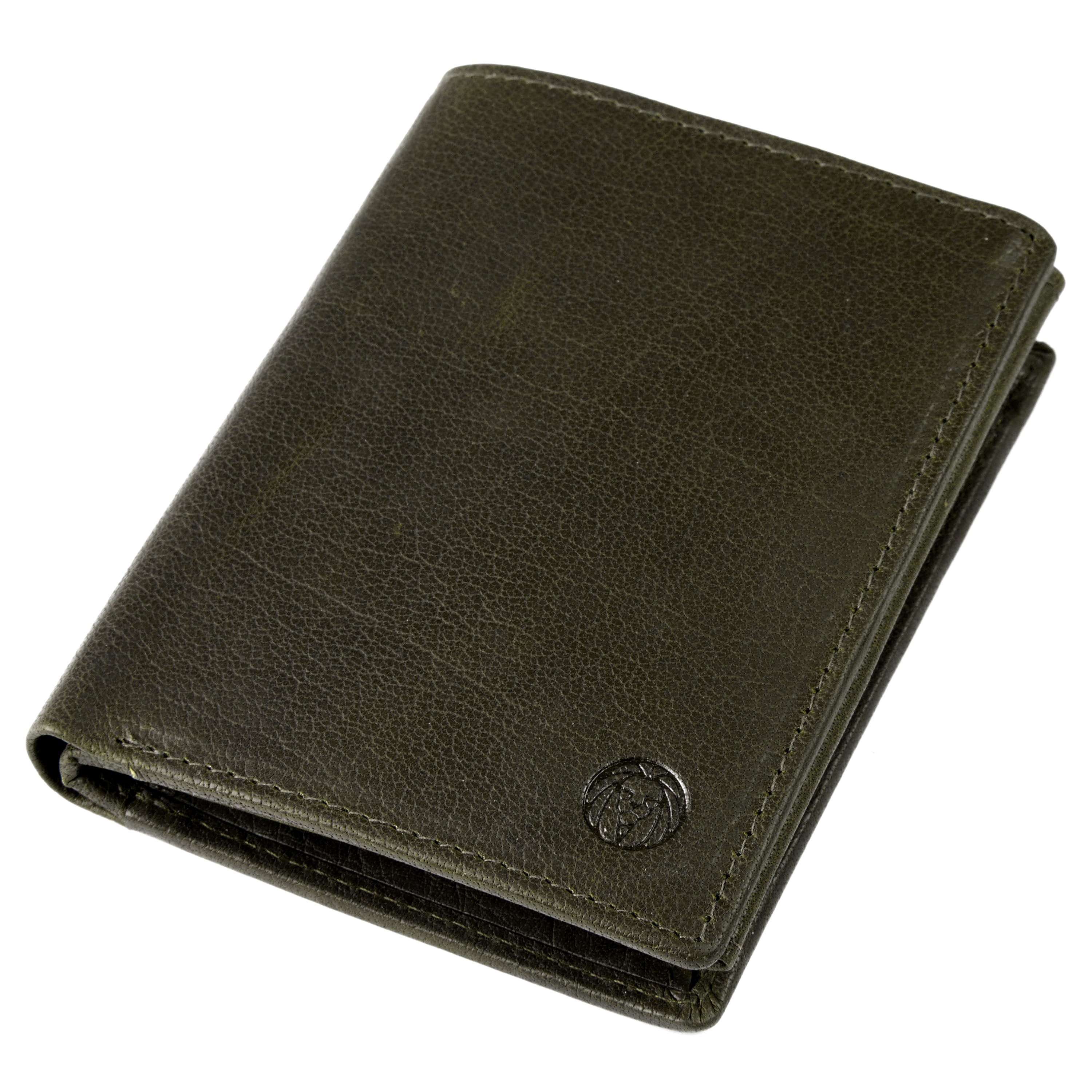 Montreal Vintage Olive RFID Leather Wallet - 9
