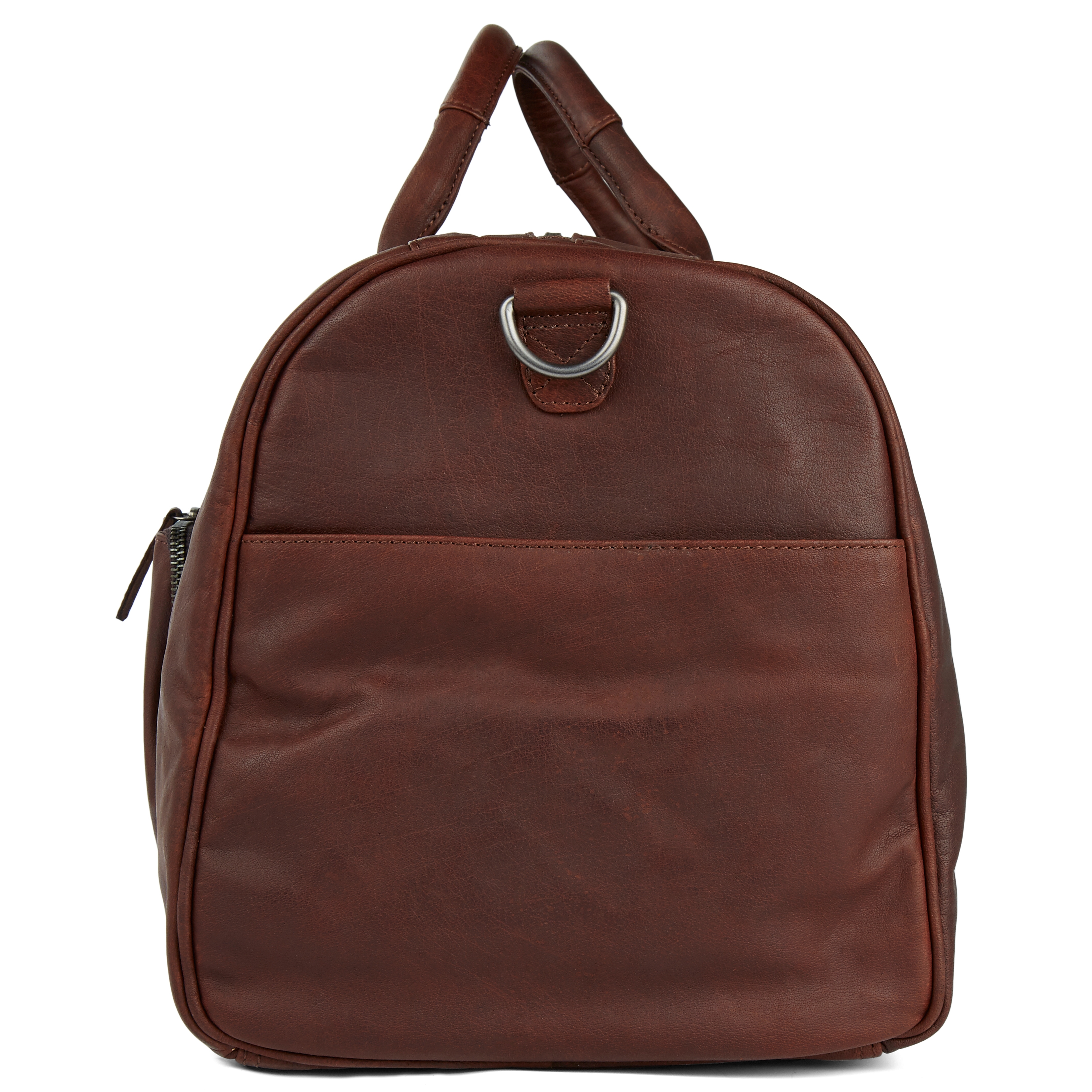 Borsa da viaggio Oxford classica in pelle marrone - 3