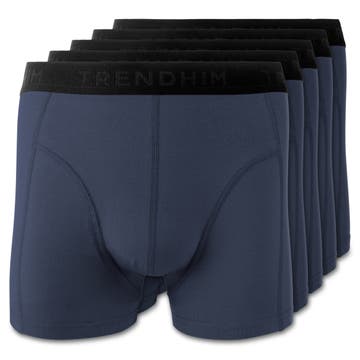 FreeFeel | 5-Pak Kongeblå Bambus Boxershorts FreeFeel | 5-Pak Kongeblå Bambus Boxershorts