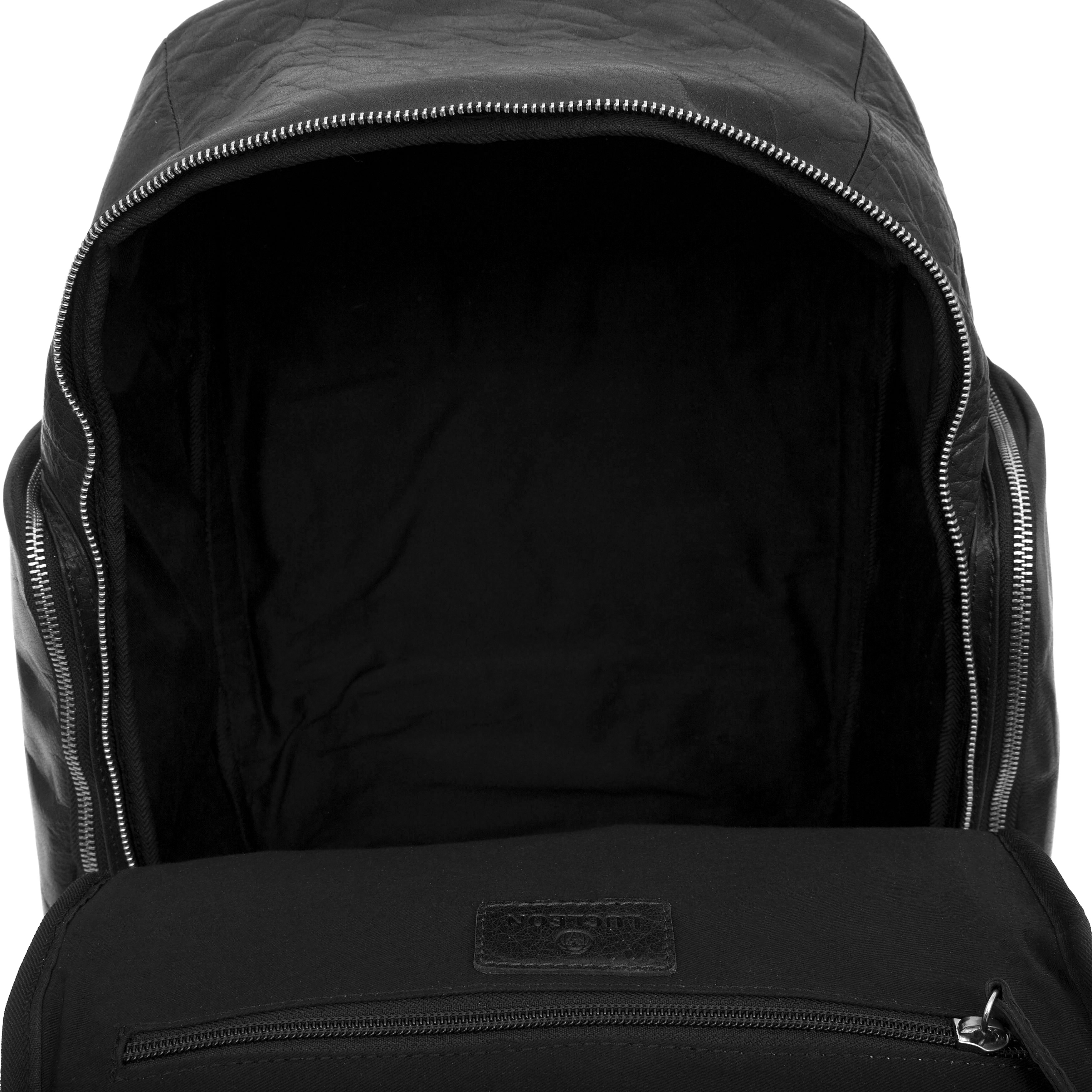 Mochila Montreal de cuero negro - 7