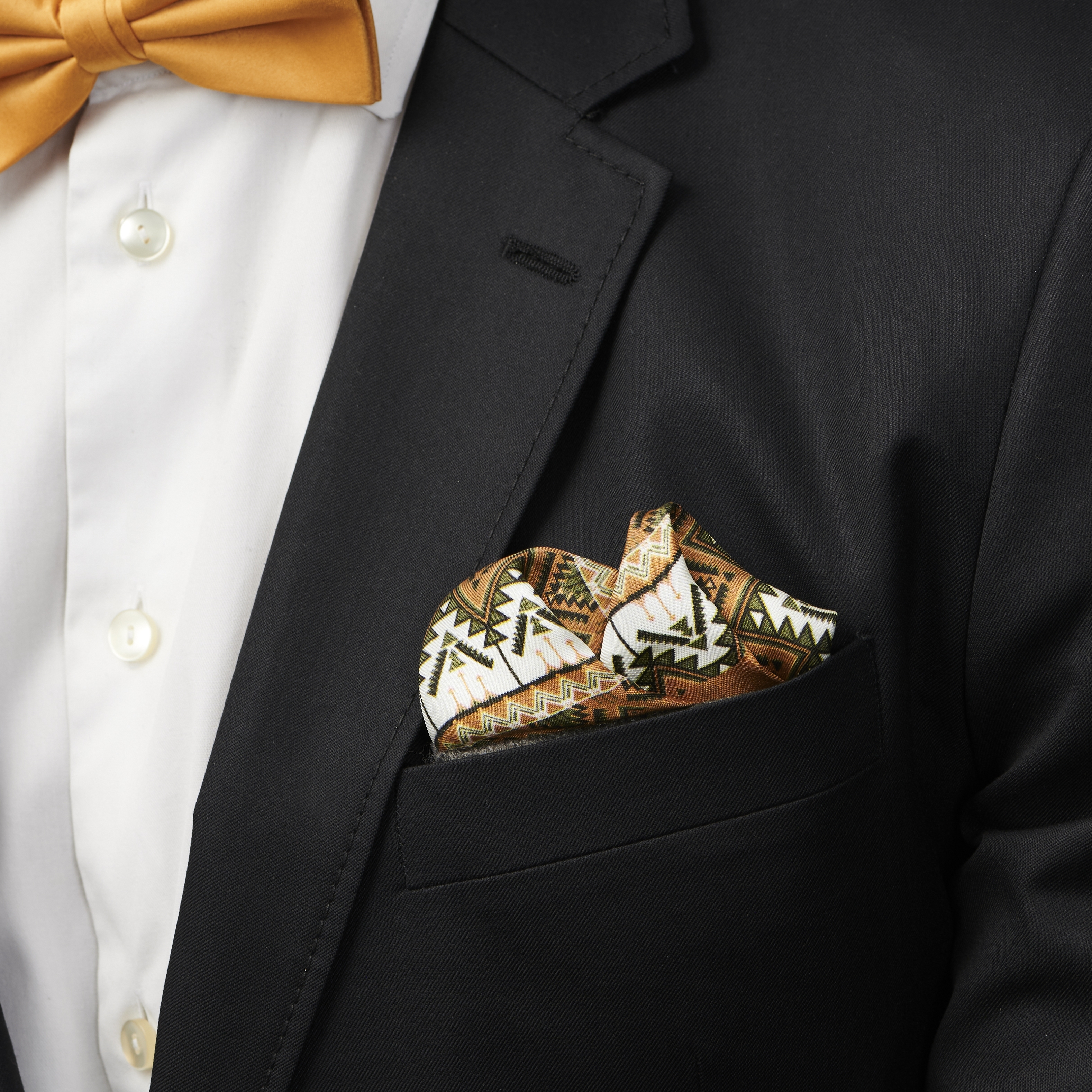 Bren svilena džepna maramica Brux - 5