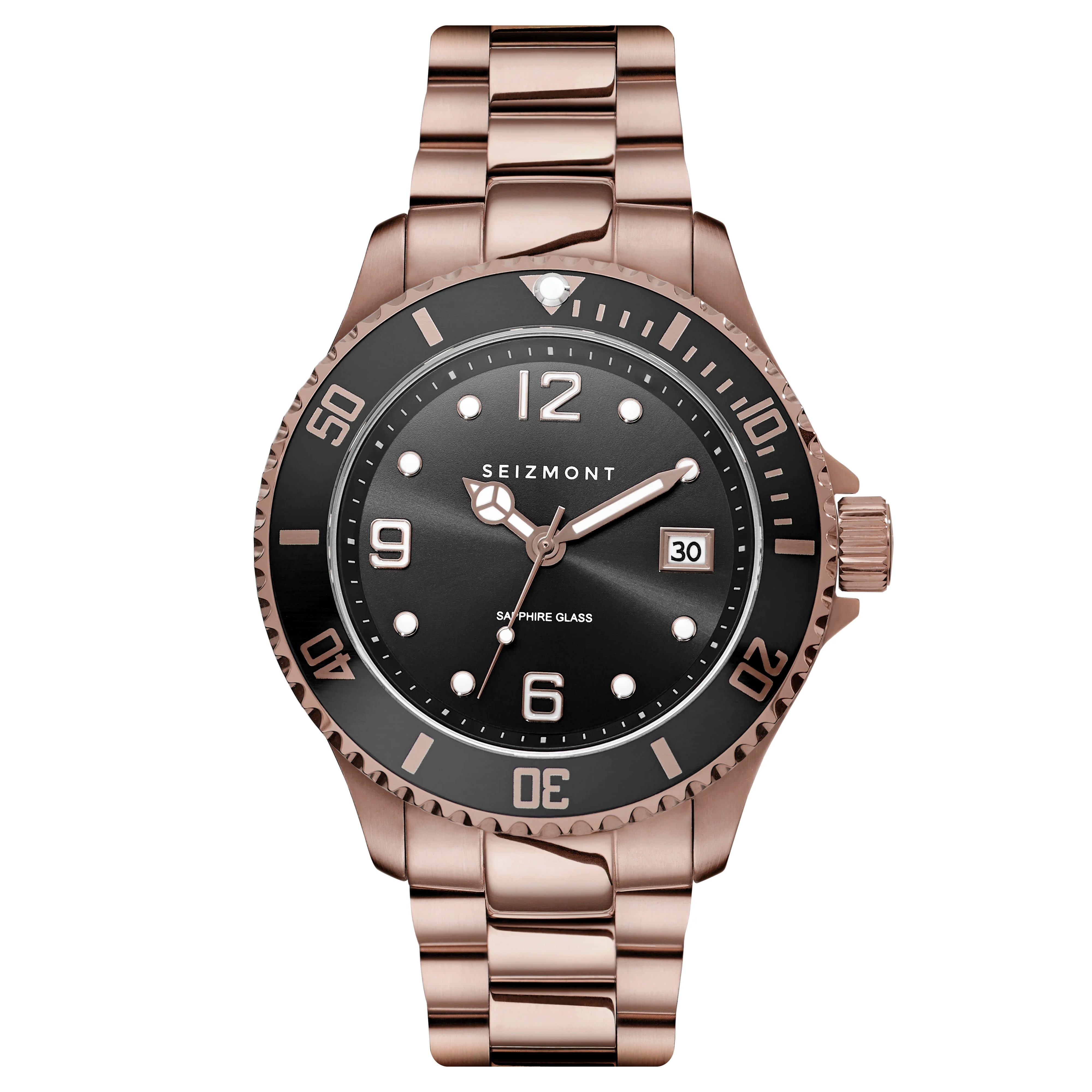 Tide | Silver-Tone Stainless Steel Watch With Bold Green