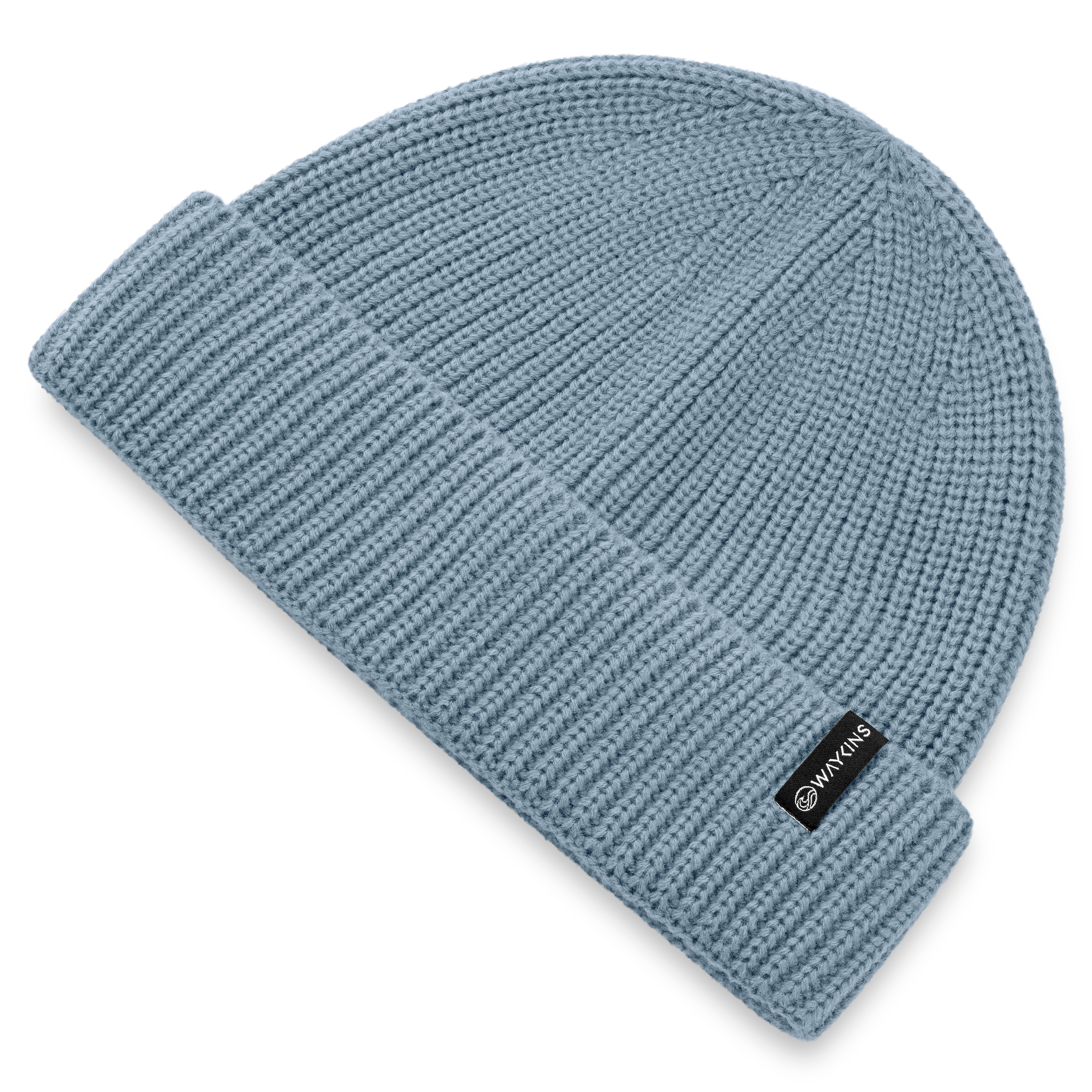 Baltic | Gorro de punto de canalé de acrílico azul - 5