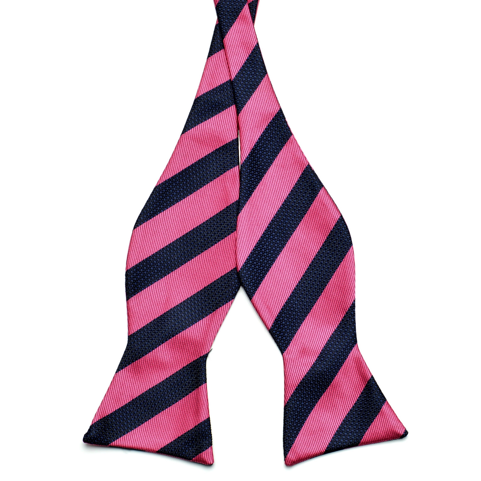 Breit gestreifte Selbstbinder Fliege - 1