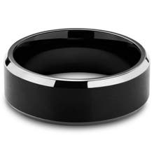 Black Titanium Men's Rings